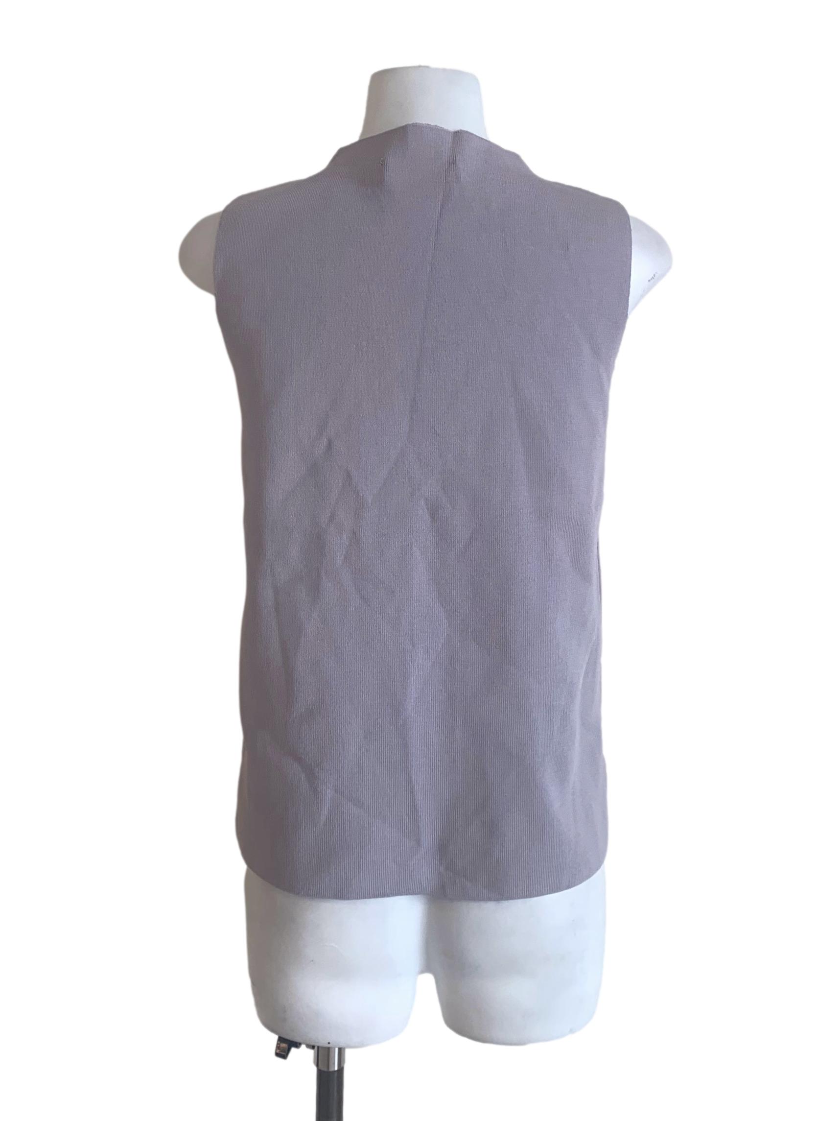 Iris Purple High Neck Top LB