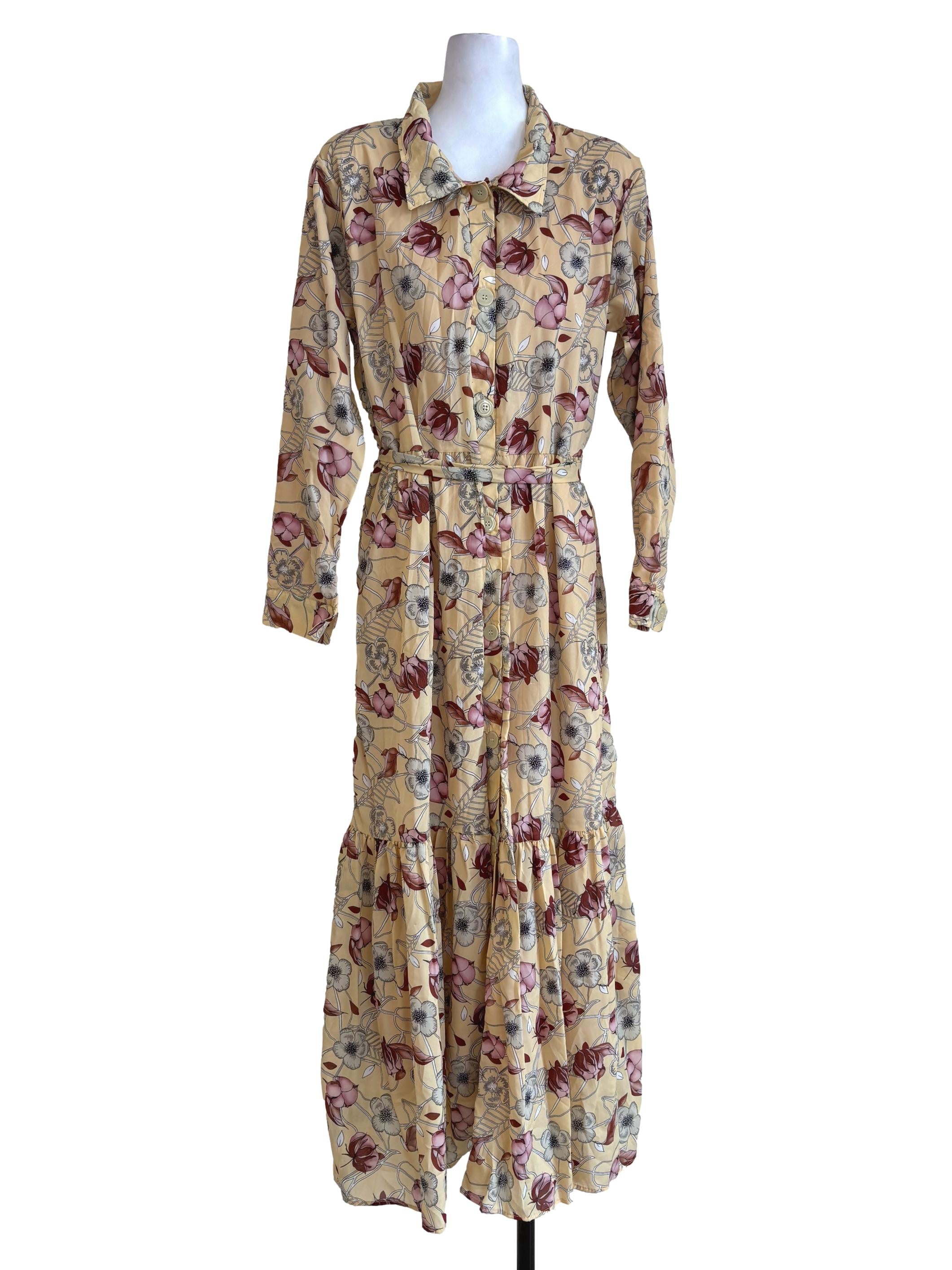 Shortbread Floral Shirt Dress