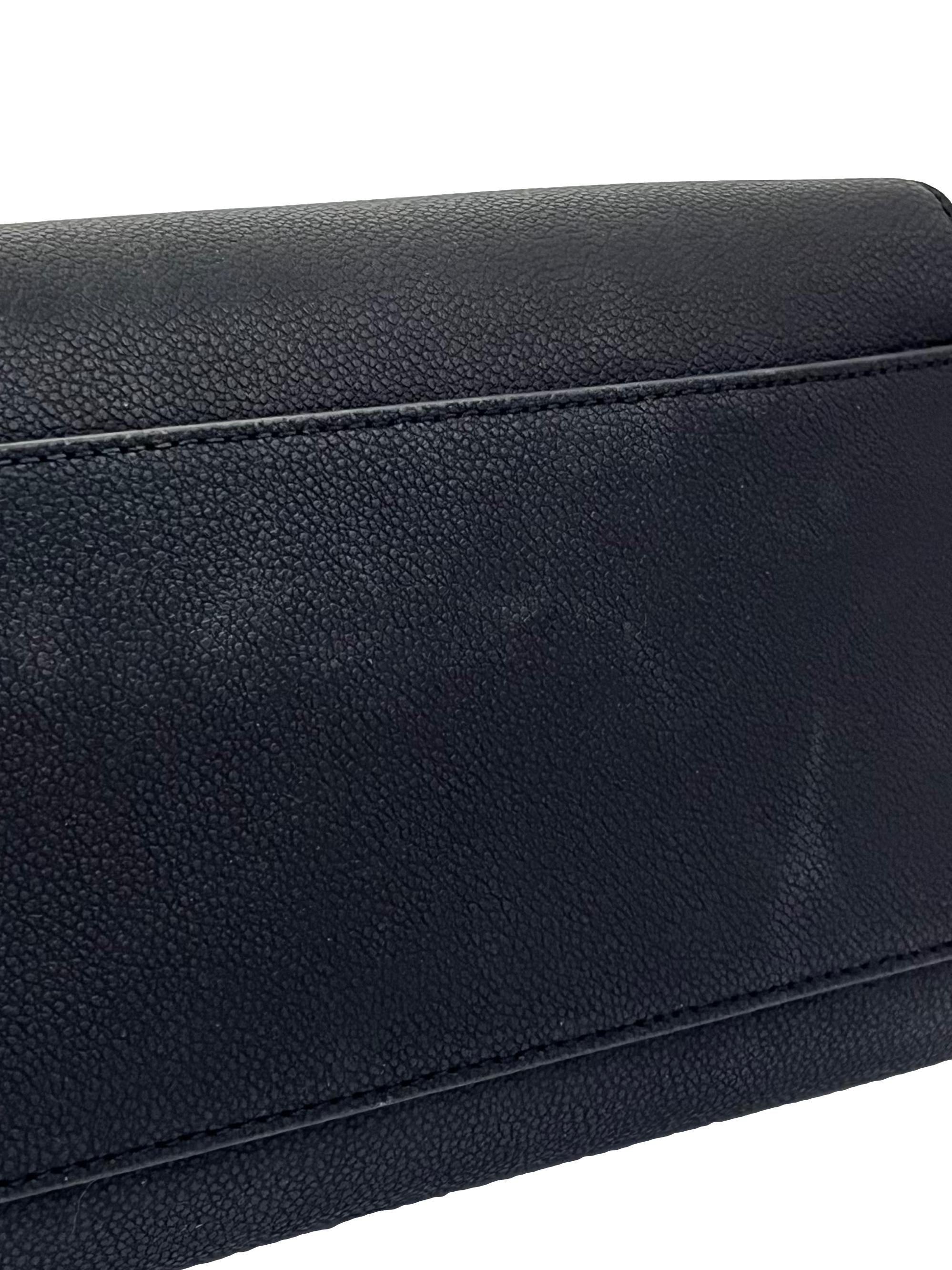 Black Chiffon Scarf Tote Bag CSN