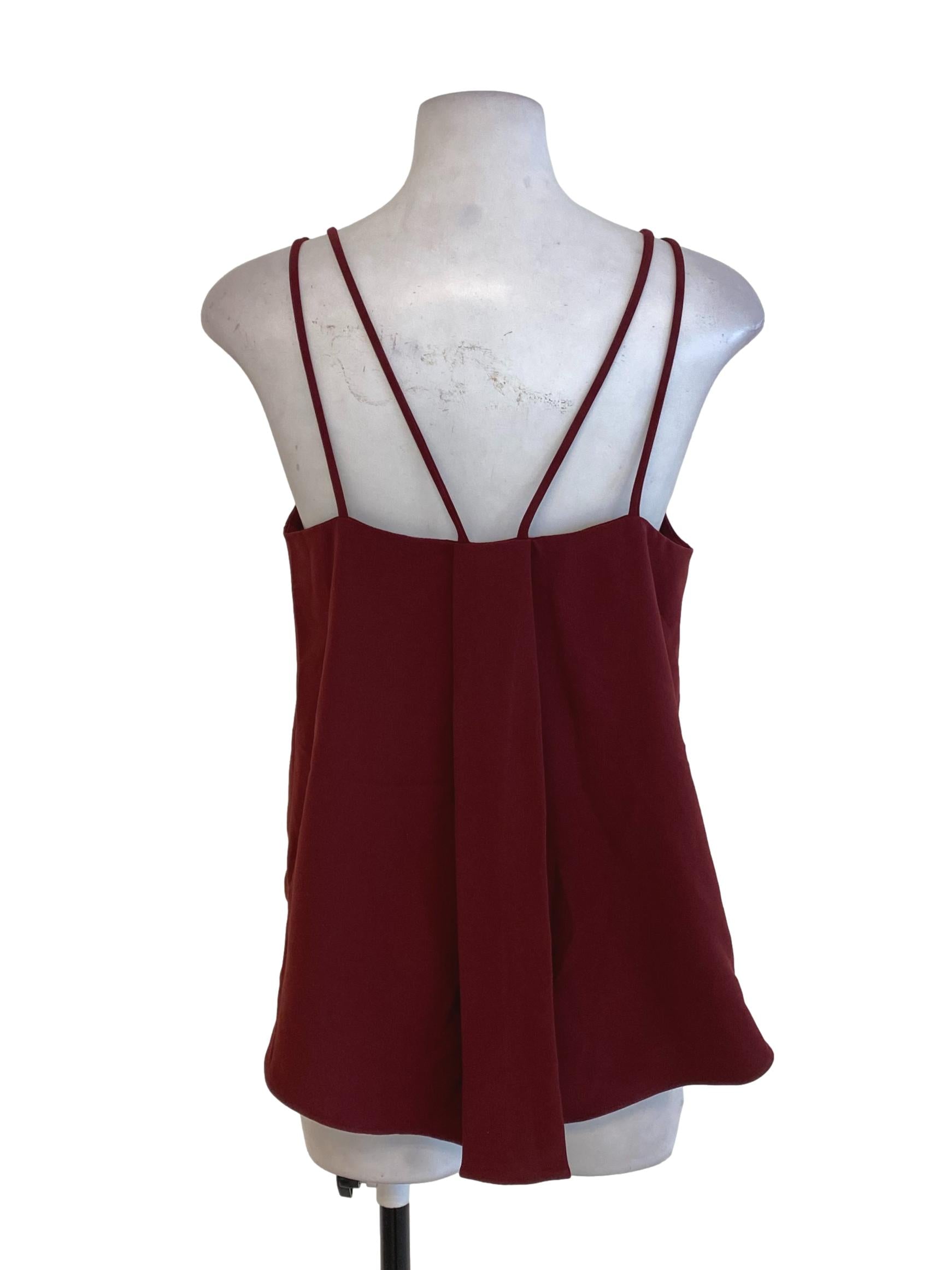 Burgundy Red Top TEM