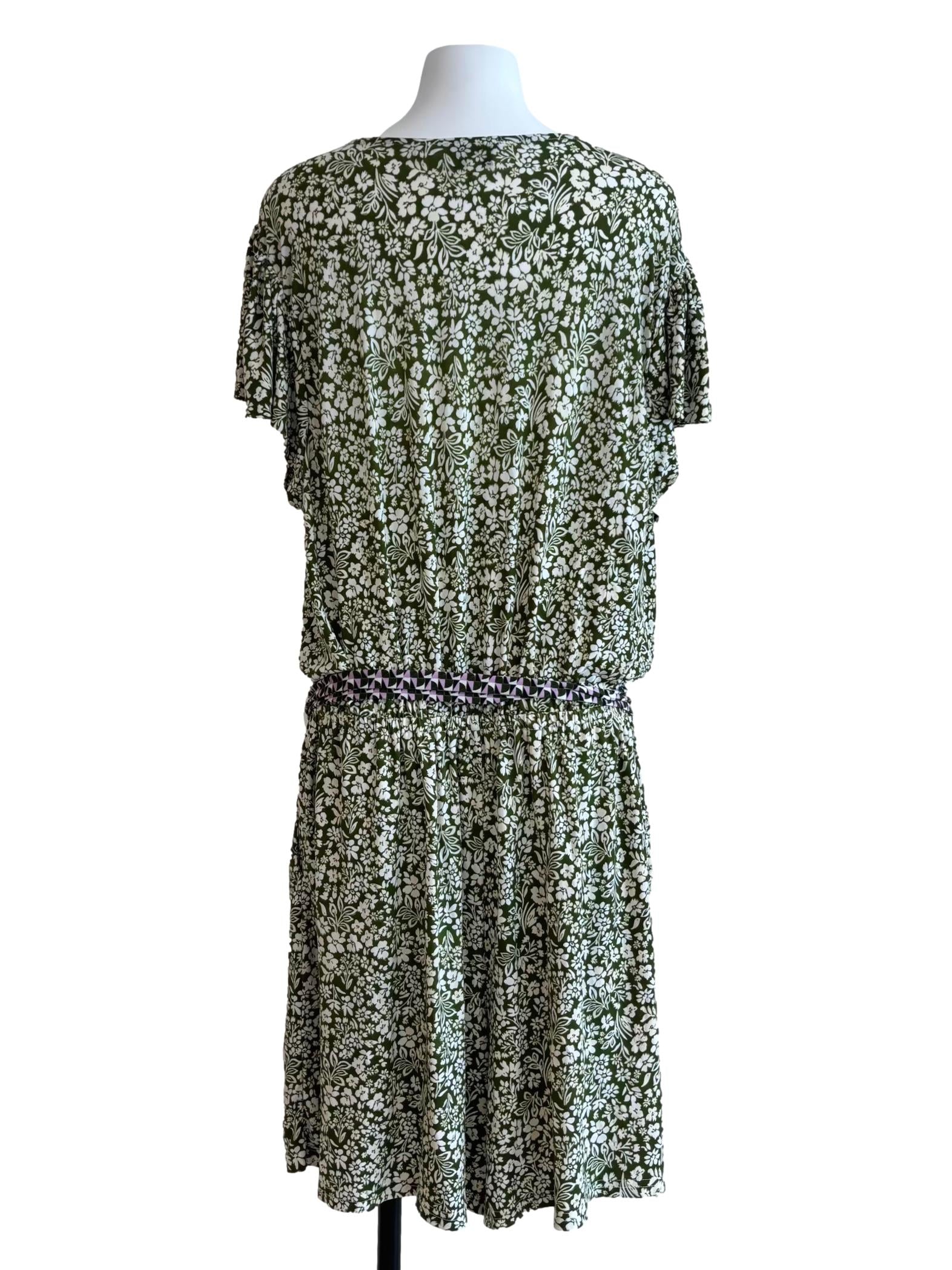 Moss Green Darcey Ruffle Romper  CSN
