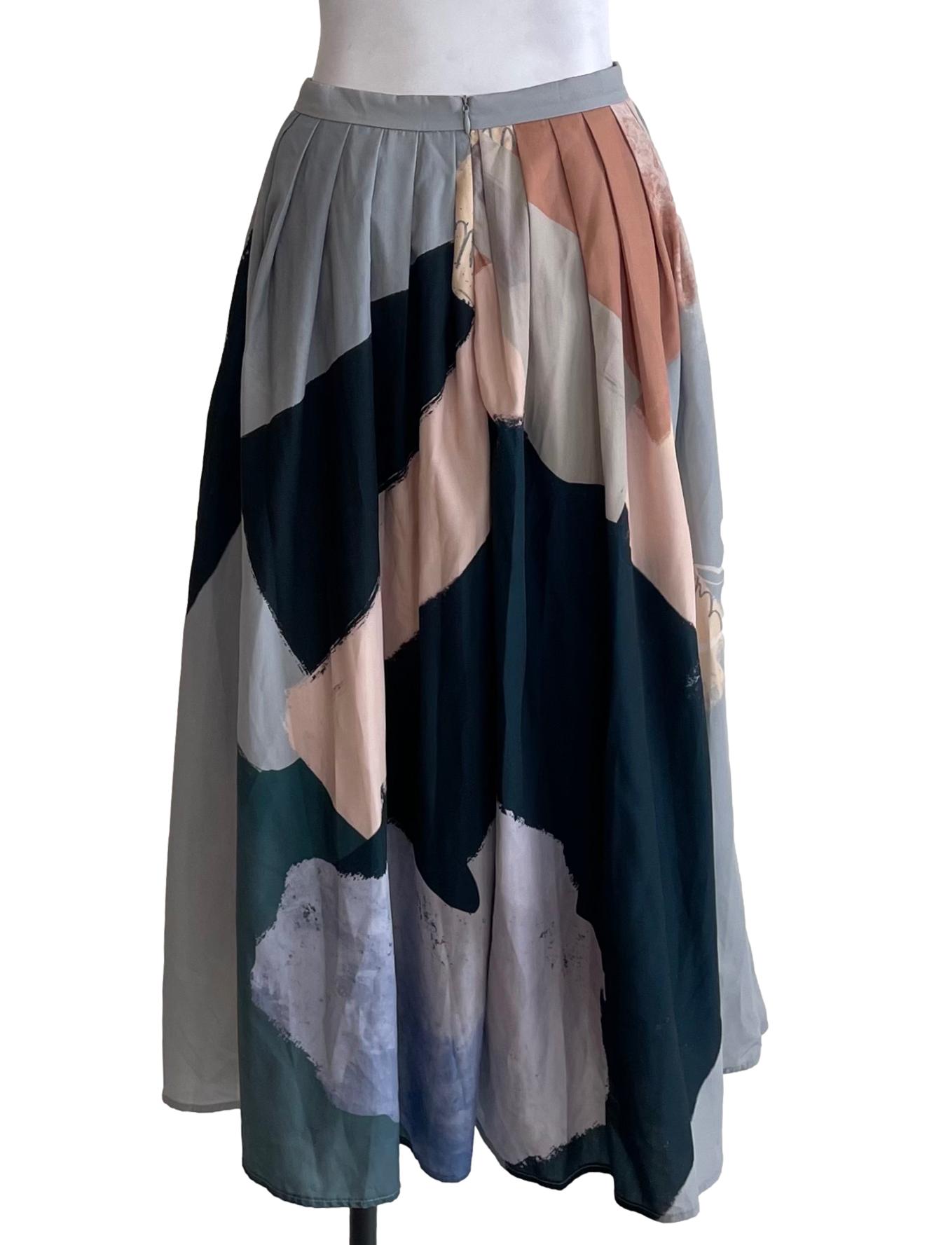 Analogue Pleated Midi Skirt OSN