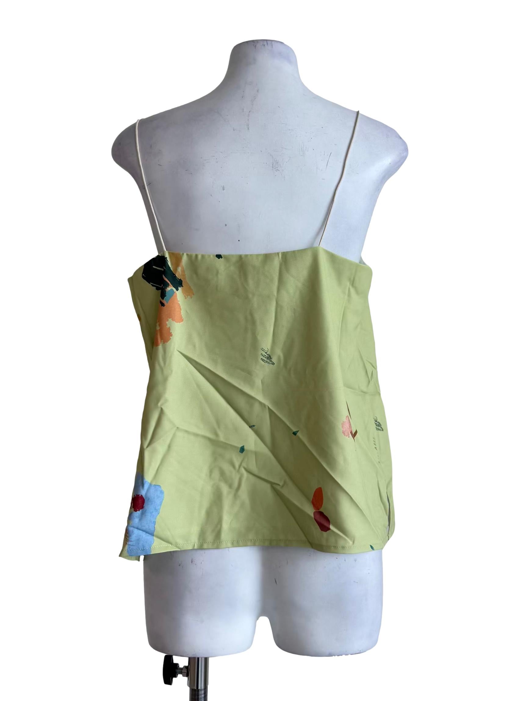 Green Fragments Cami Top OSN