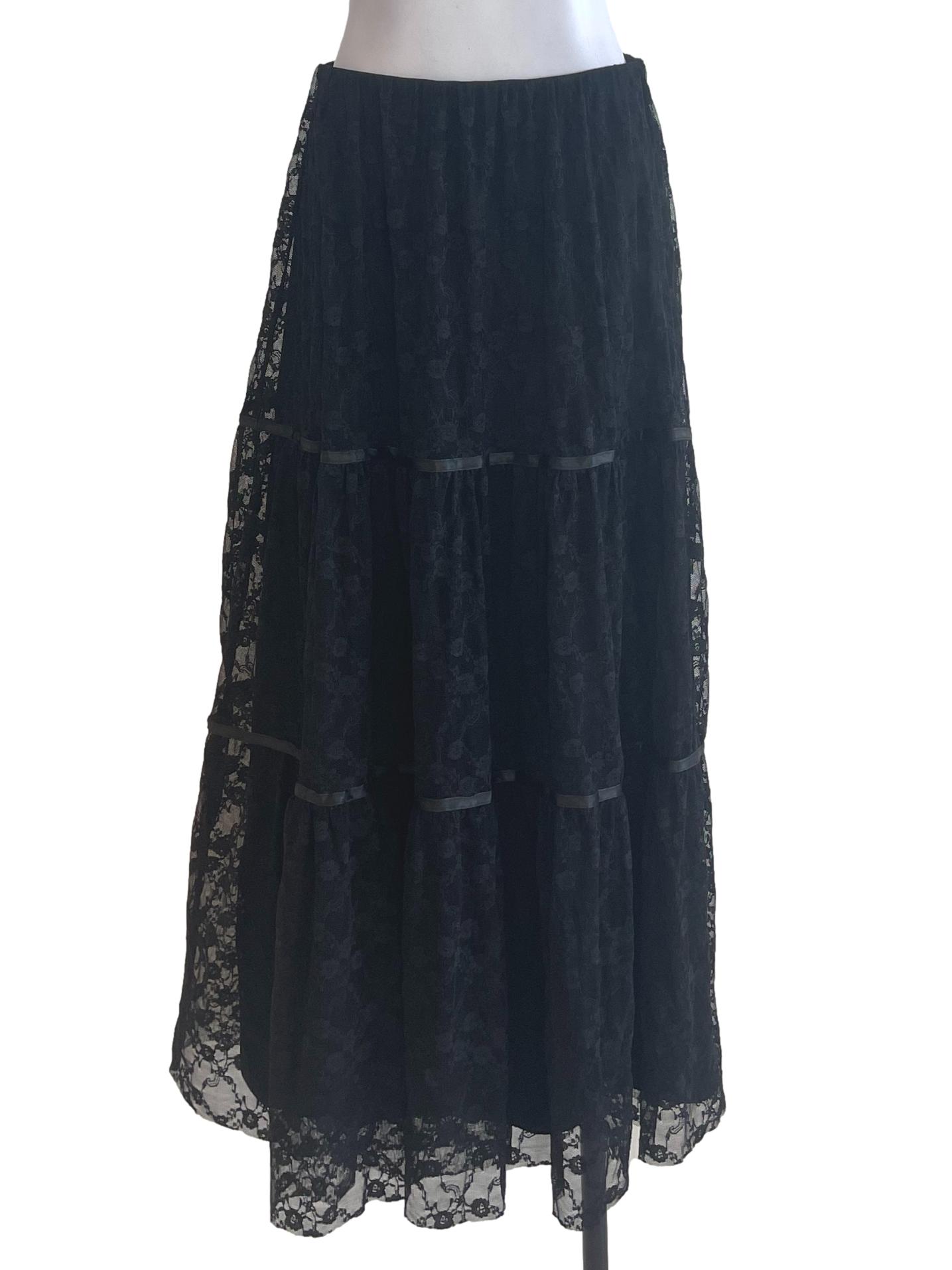 Black Lacey Skirt