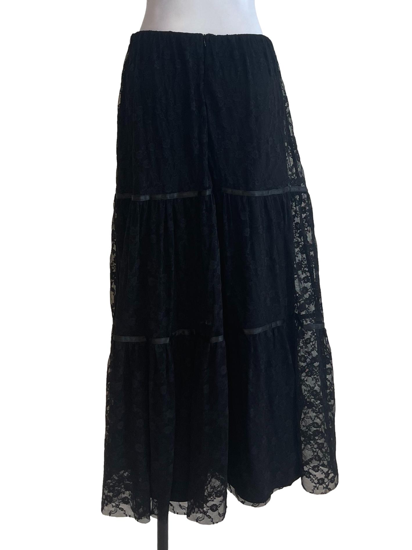 Black Lacey Skirt