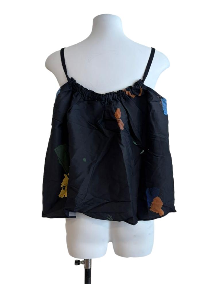Black Fragments Gathered Tent Top OSN
