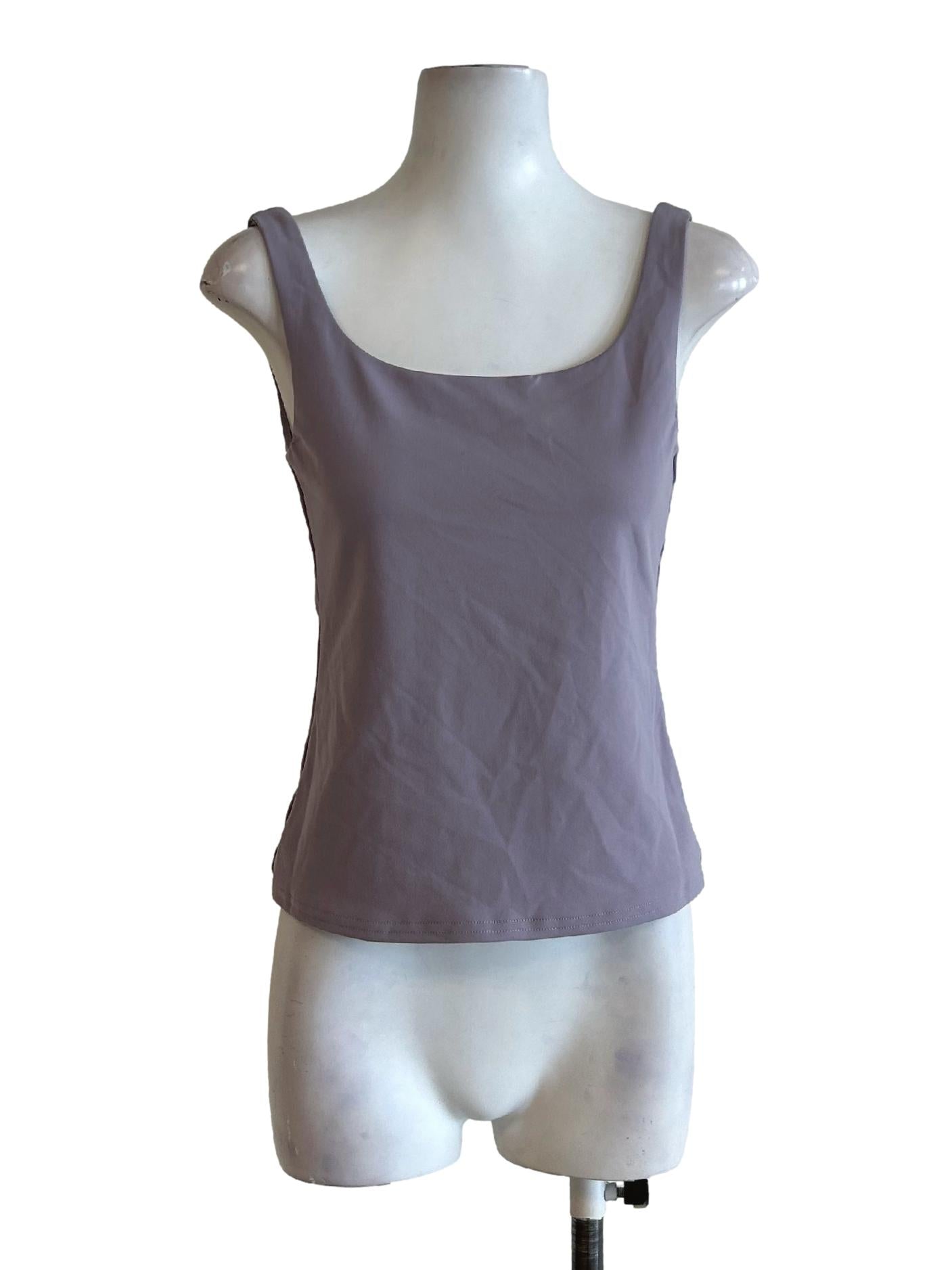 Scoop-Back Jersey Crop Top OSN