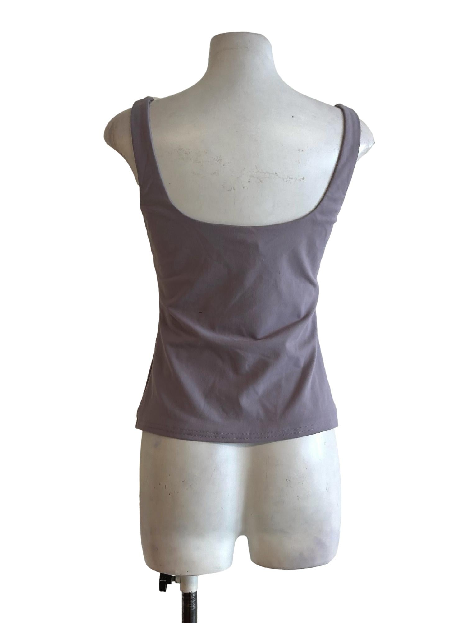 Scoop-Back Jersey Crop Top OSN