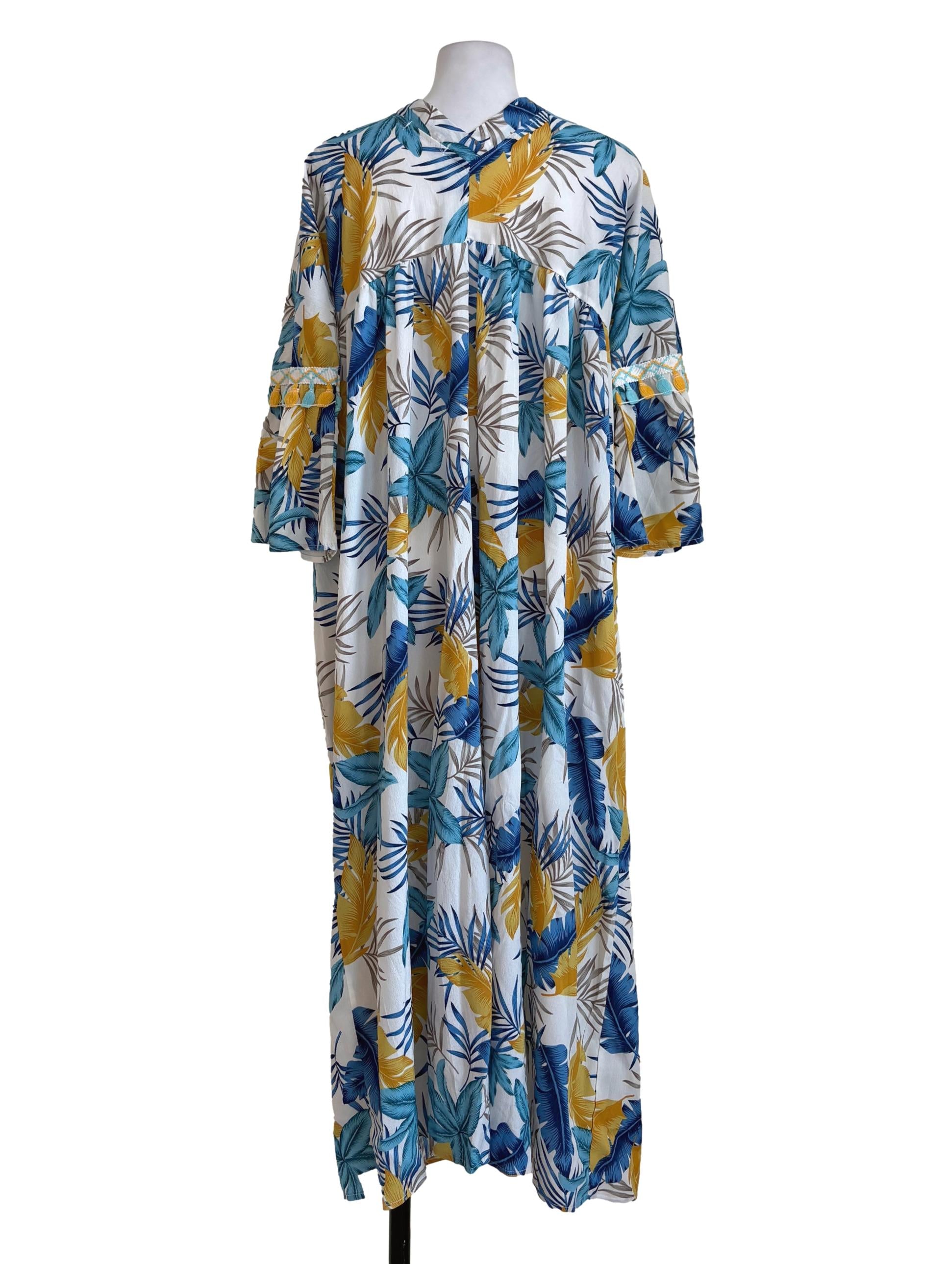 Greeny Grey Maxi Dress