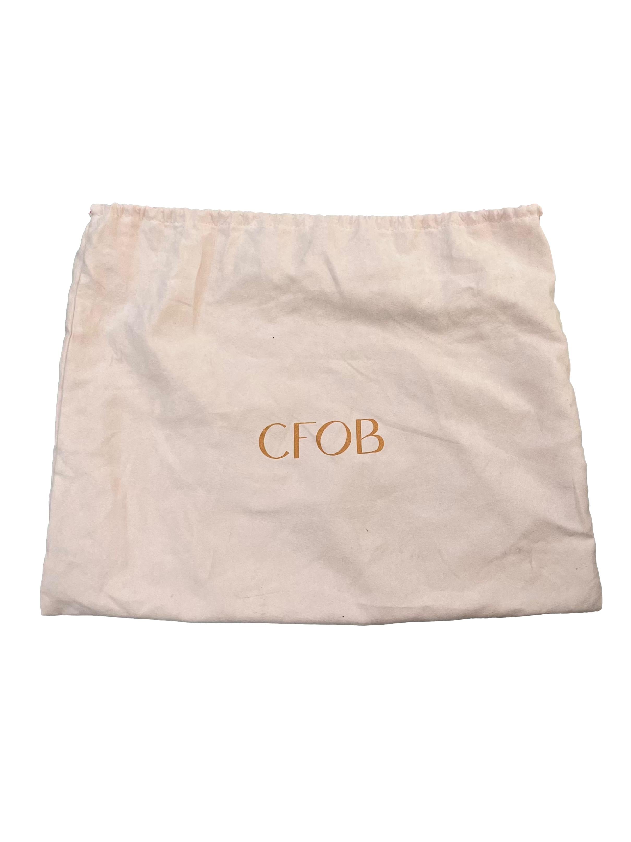 Cream With Floral Embroidered Print Handbag With Interchangable Straps CSN