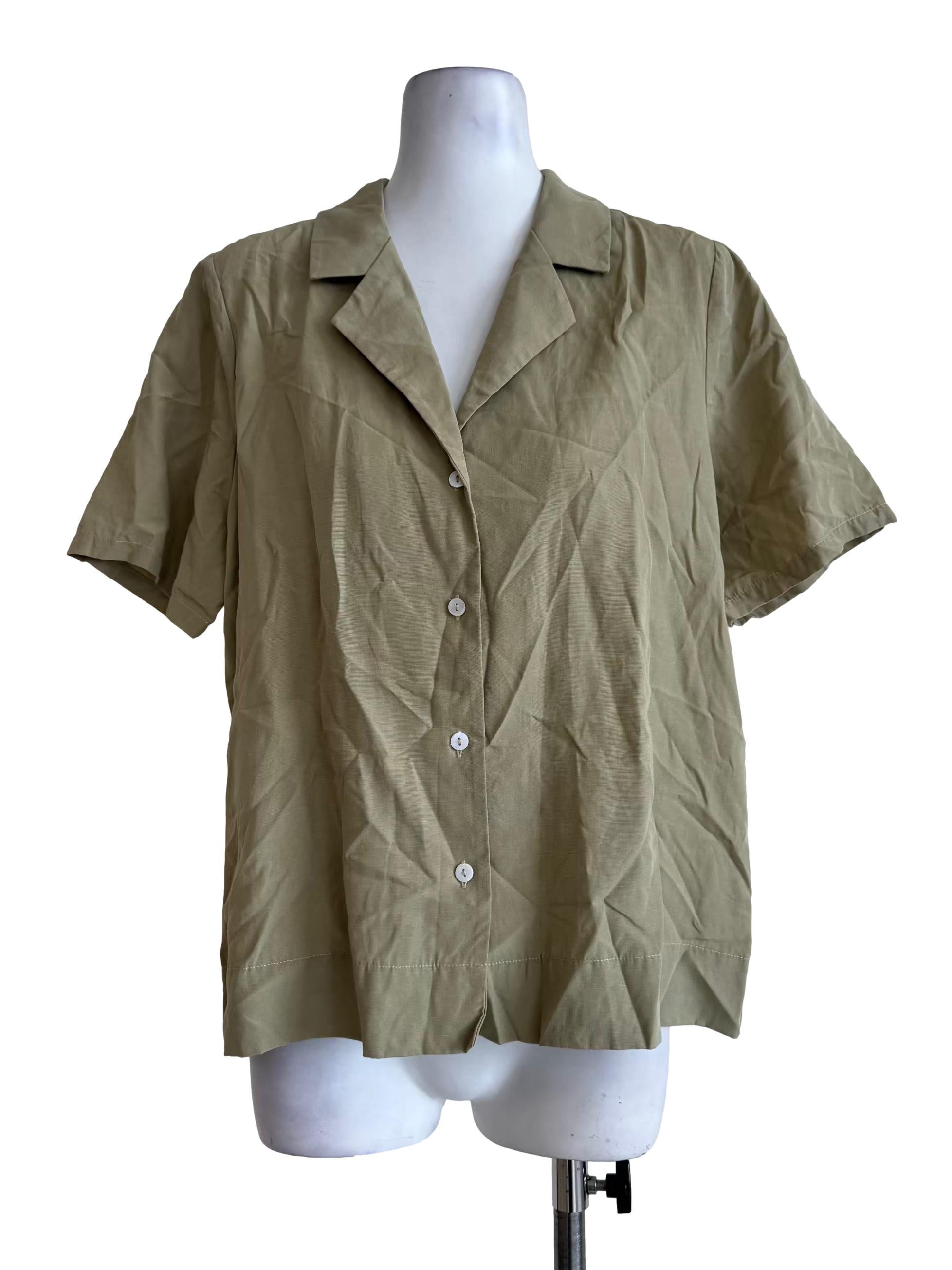 Green Relaxed Shirt OSN