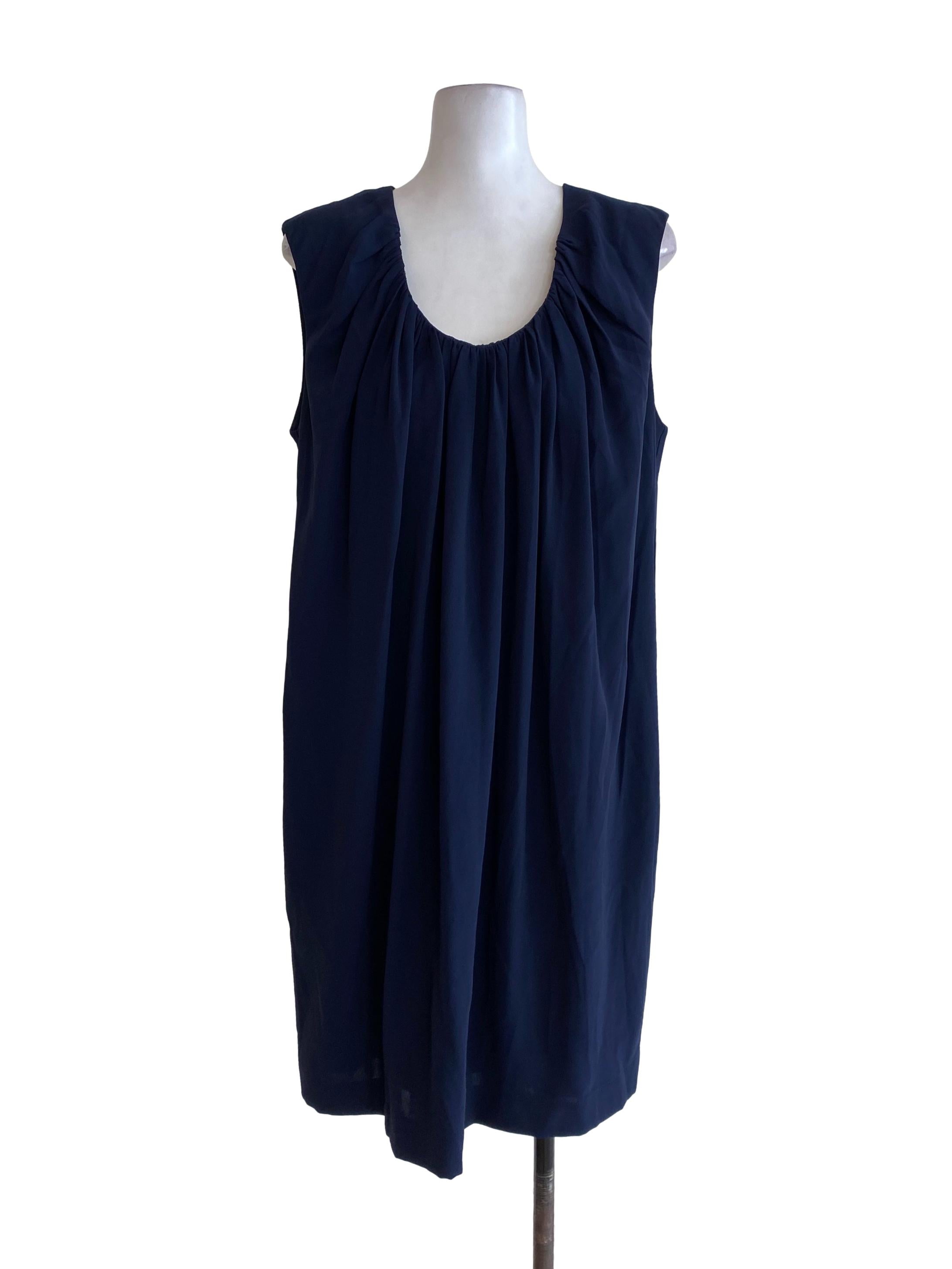 Navy Blue Shift Dress