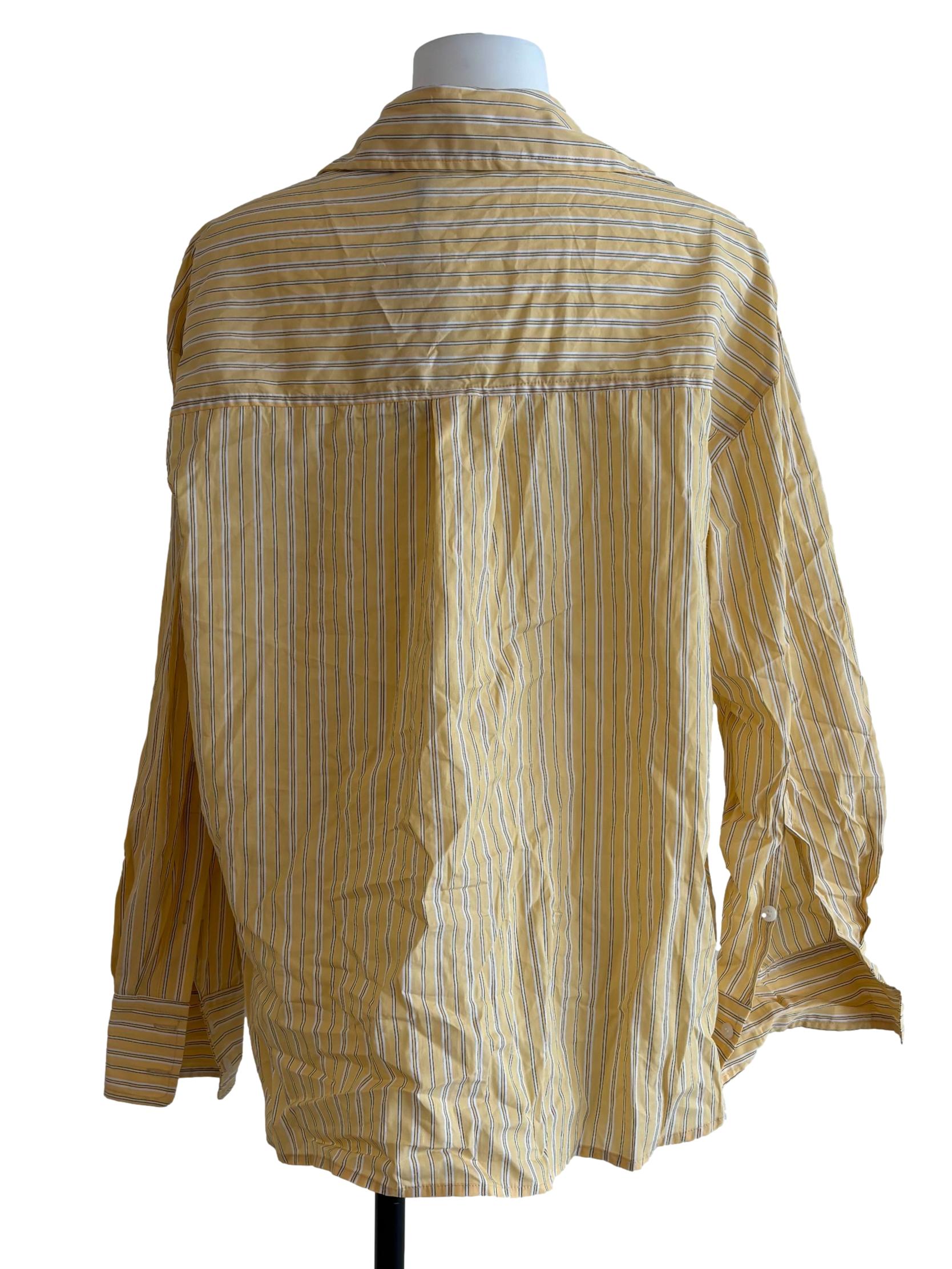 Yellow Stripes Loose Shirt