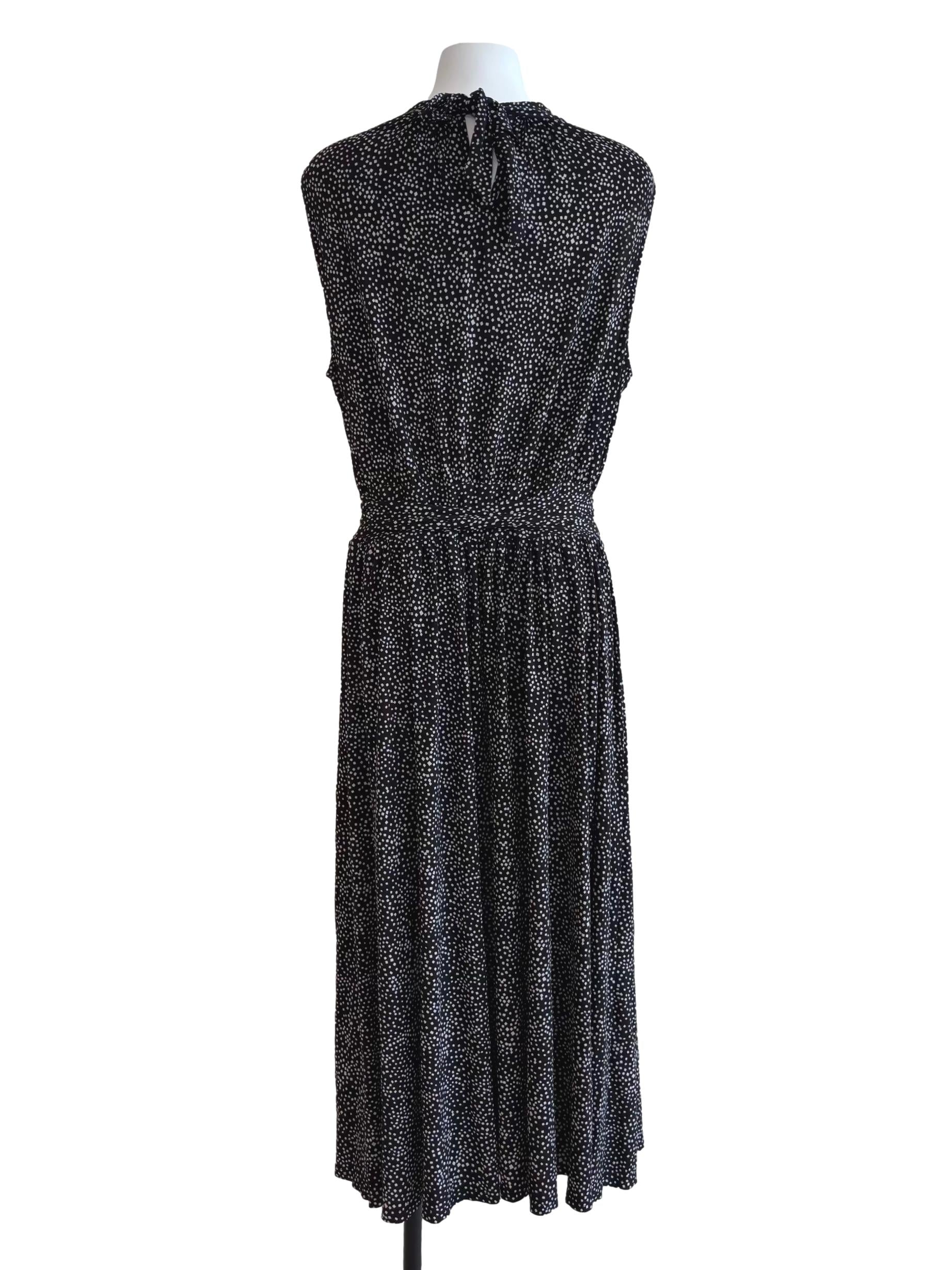 Black Square Print Mindy Dress CSN