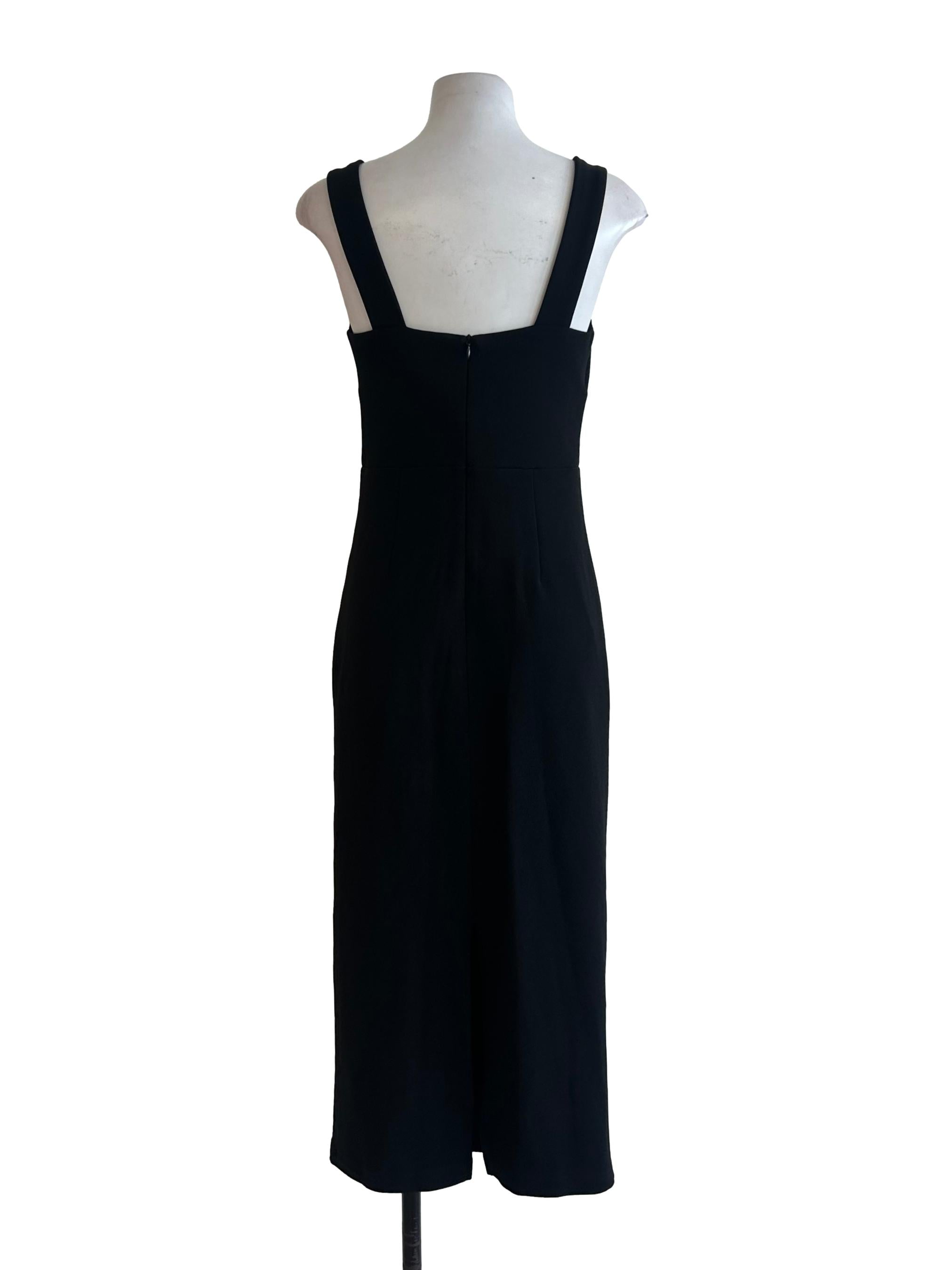 Jade Black Midi Dress