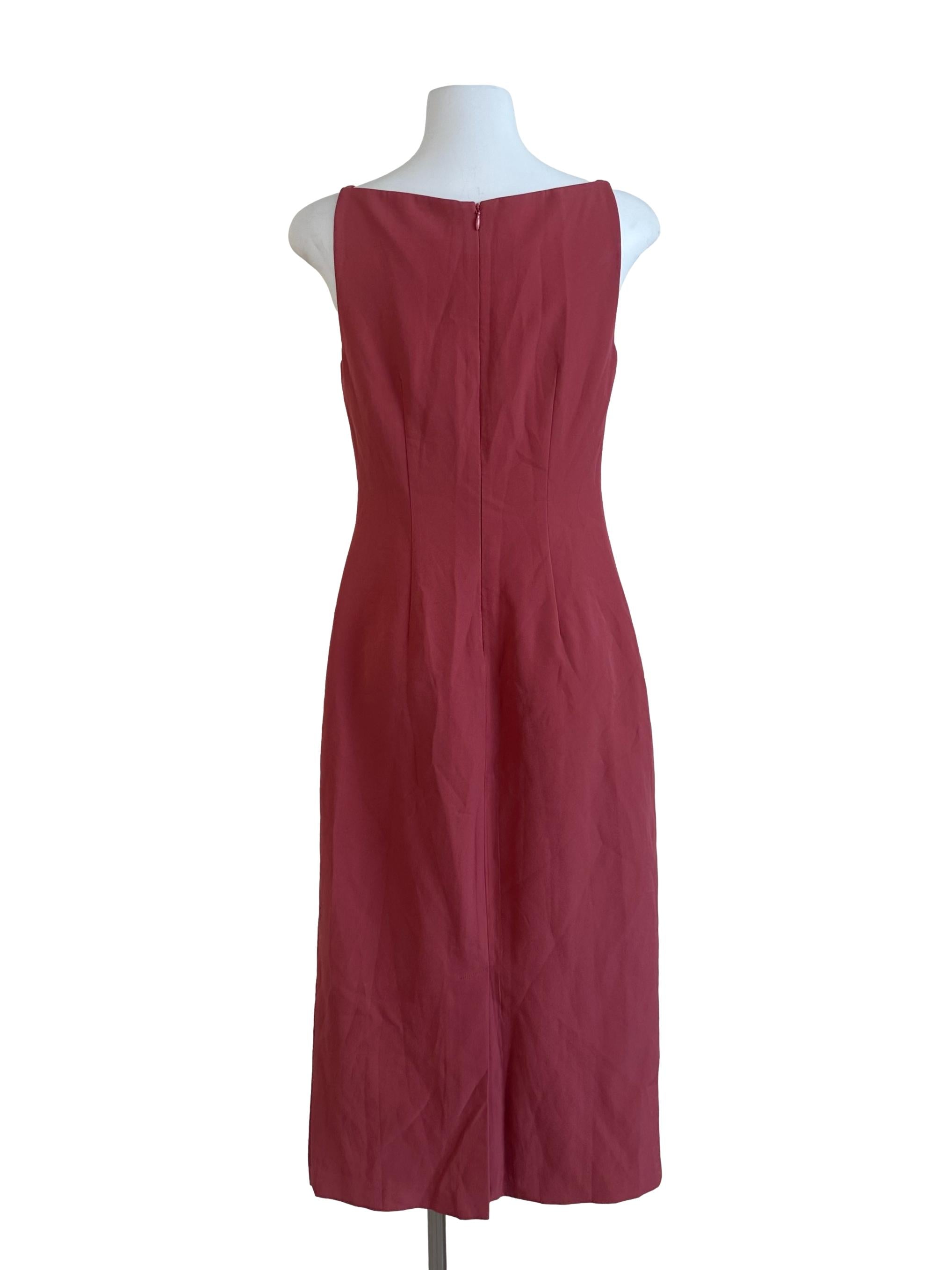 Candy Pink Plain Dress LB