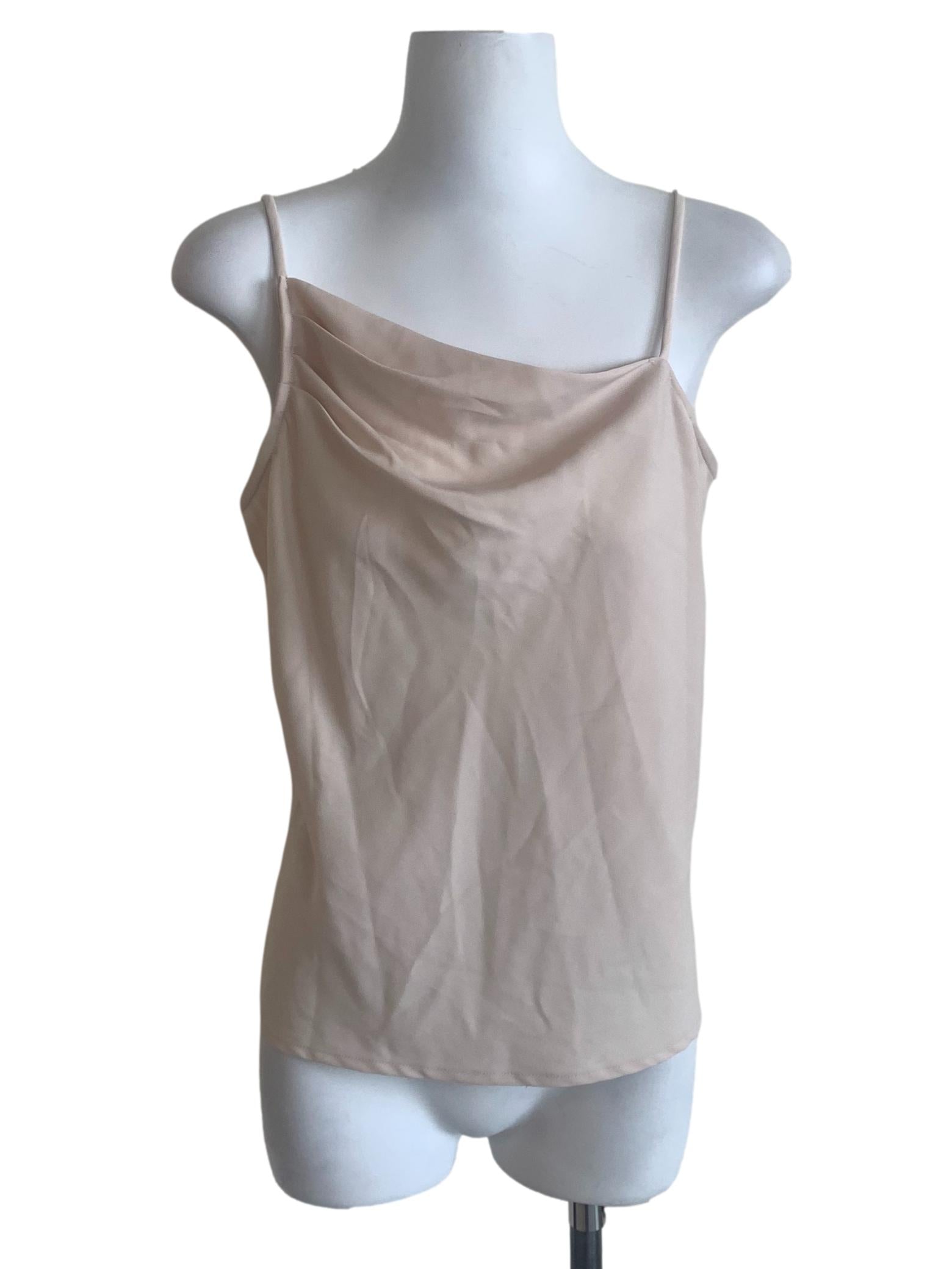 Latte Beige Spaghetti Strap Top
