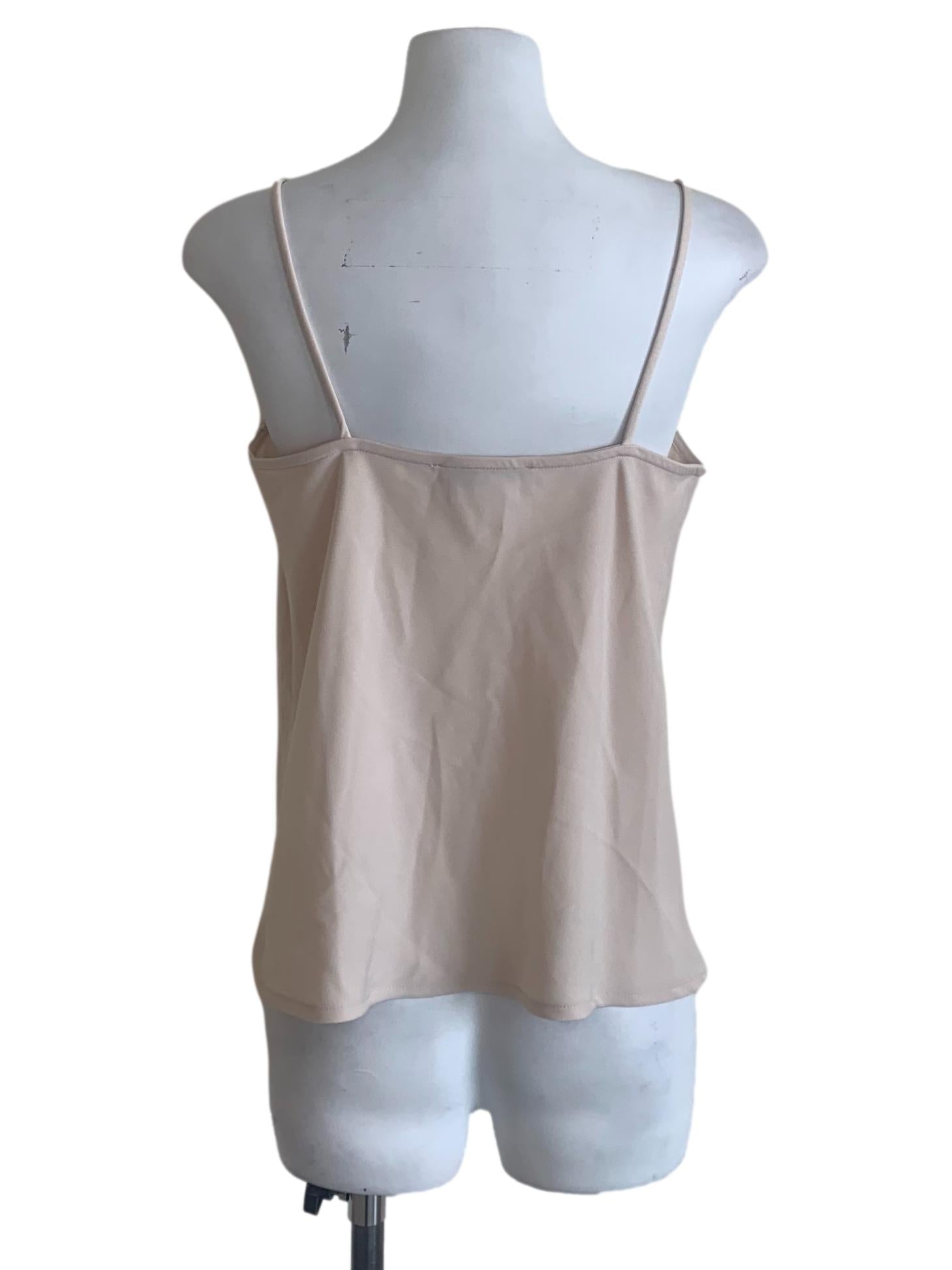 Latte Beige Spaghetti Strap Top