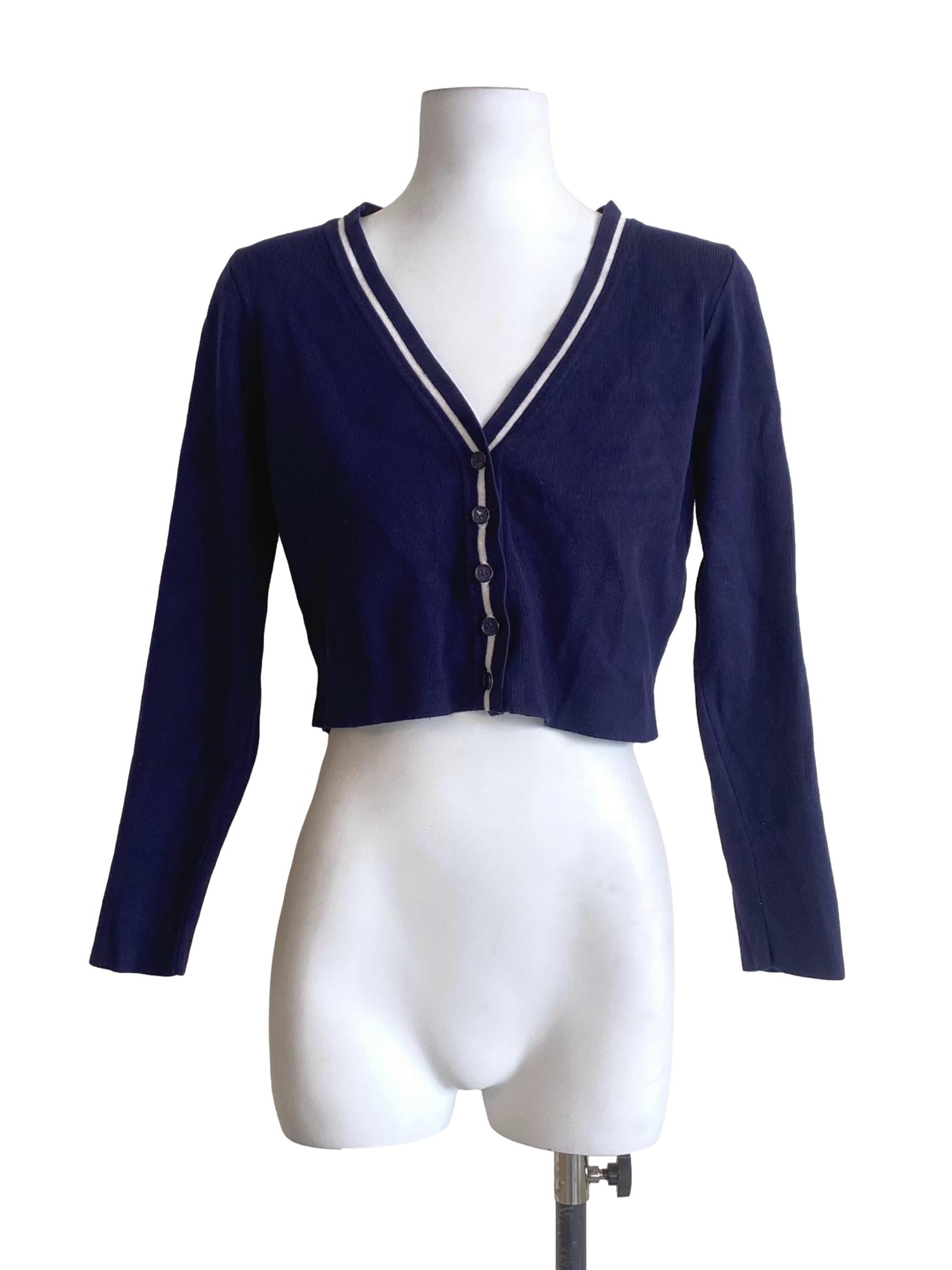 Berry Blue V-Neck Button Down Shirt