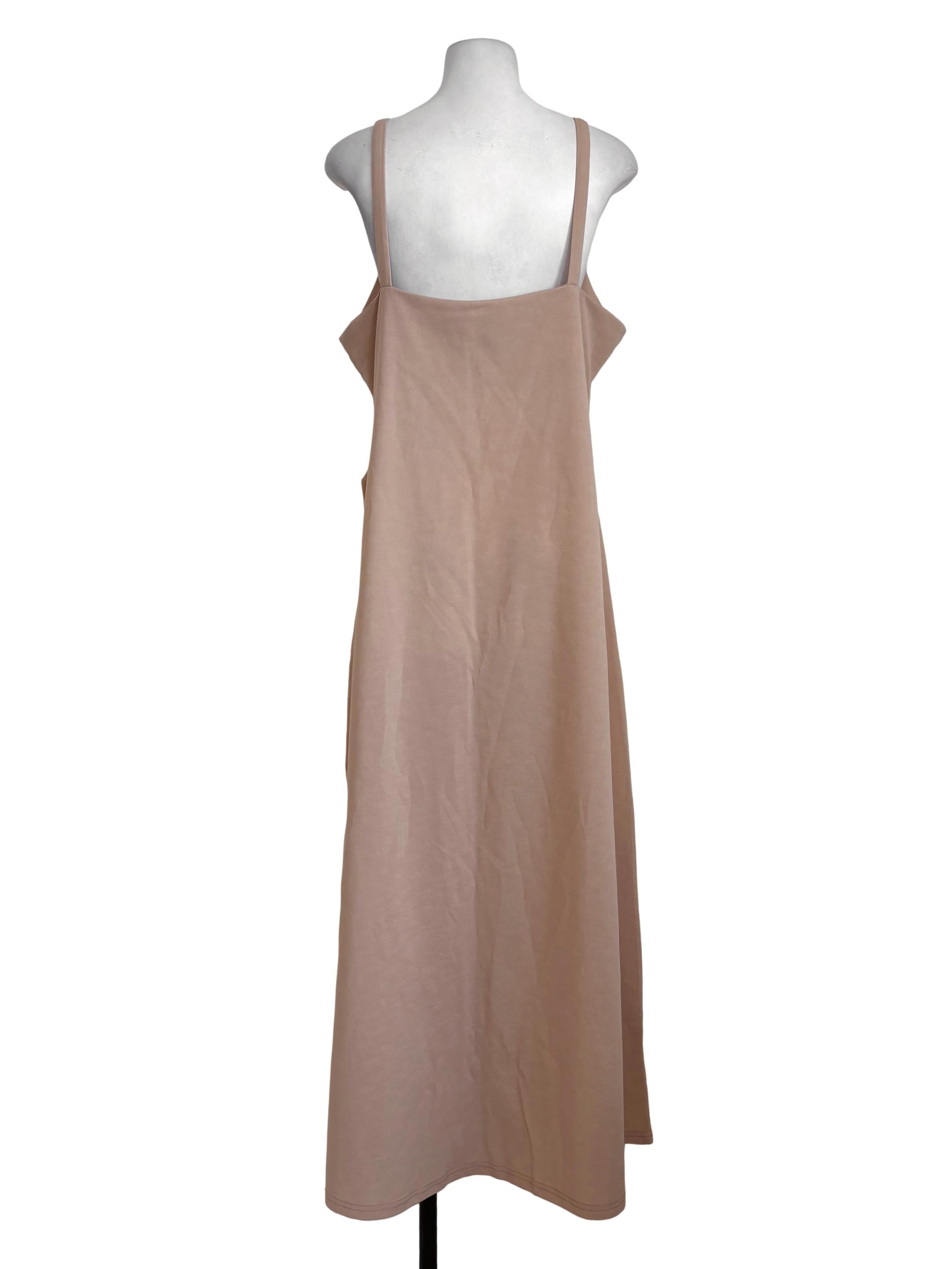 Latte Belted Shift Dress
