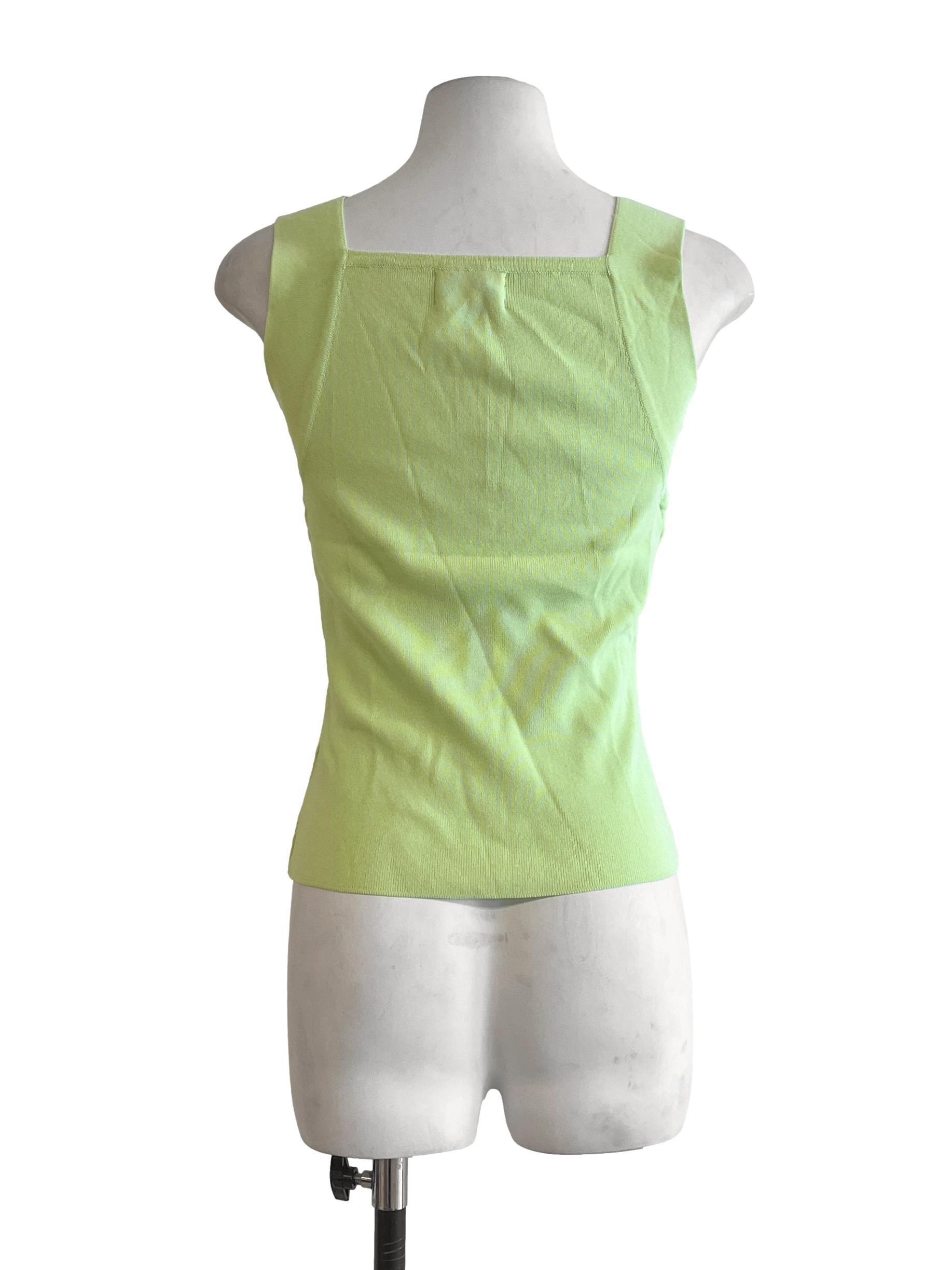 Square-Neck Knit Tank Top OSN