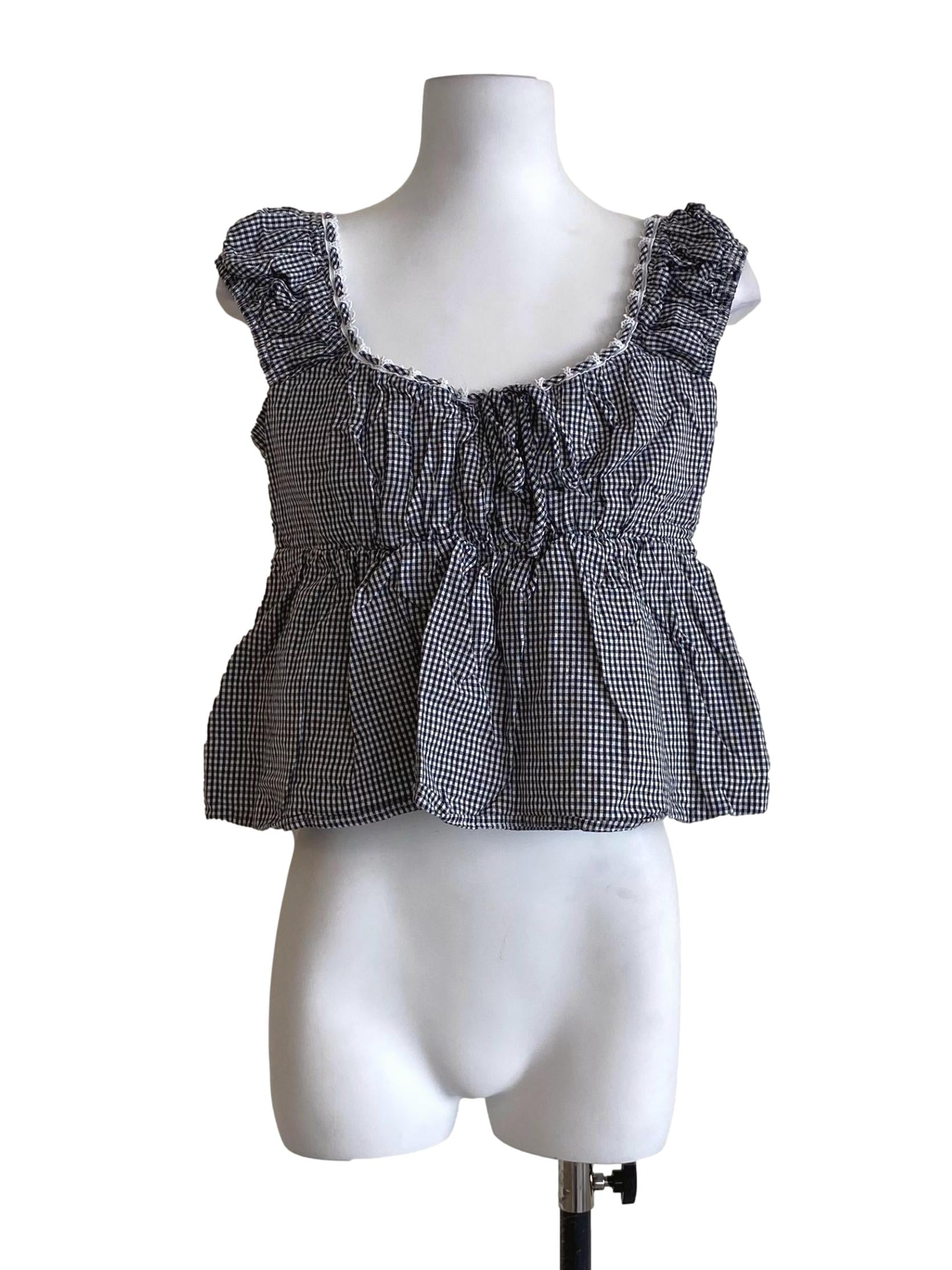 Pitch Black And Cotton White Checkerboard Pattern Shirt