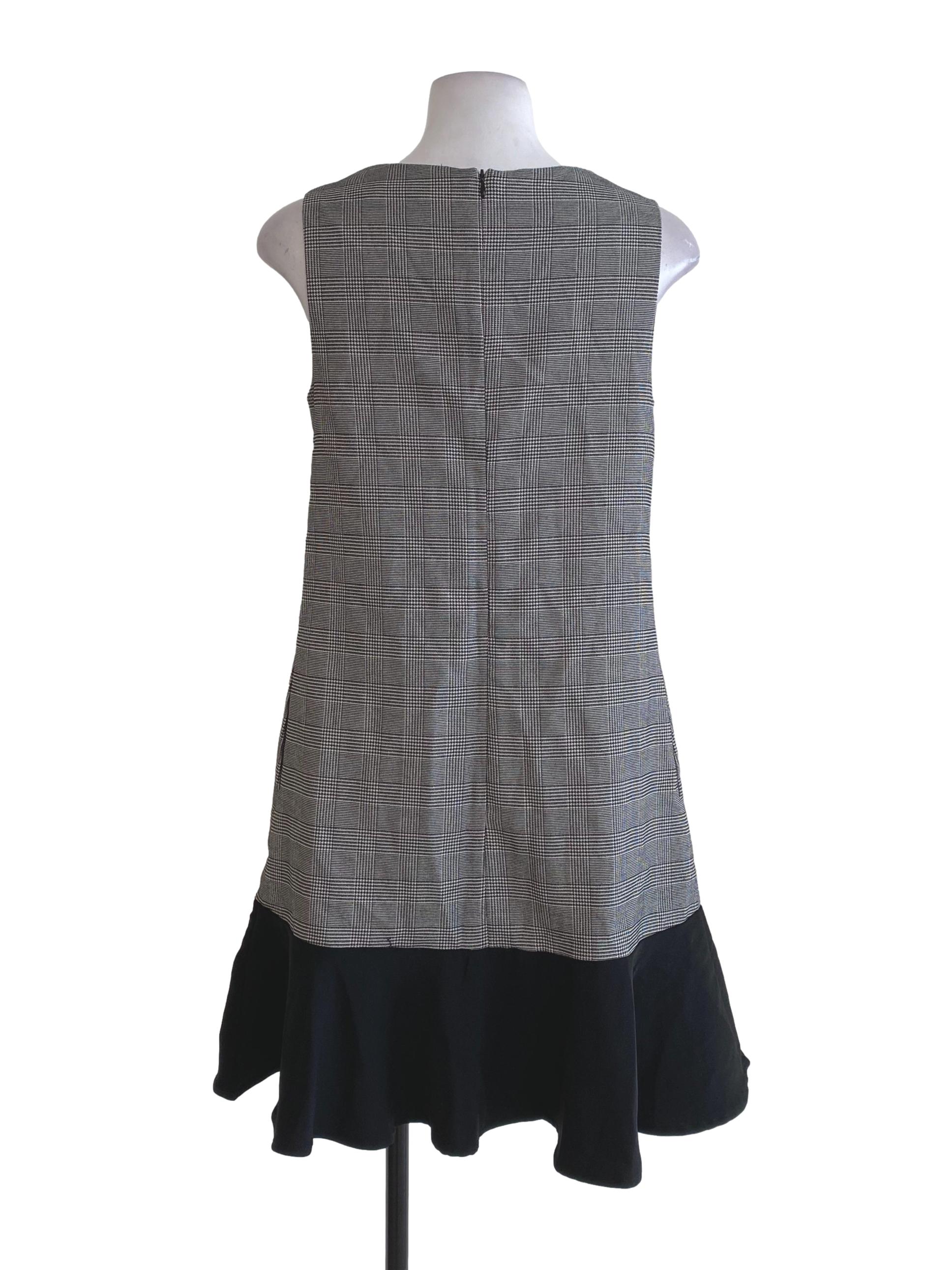Black Tartan Tunic Dress