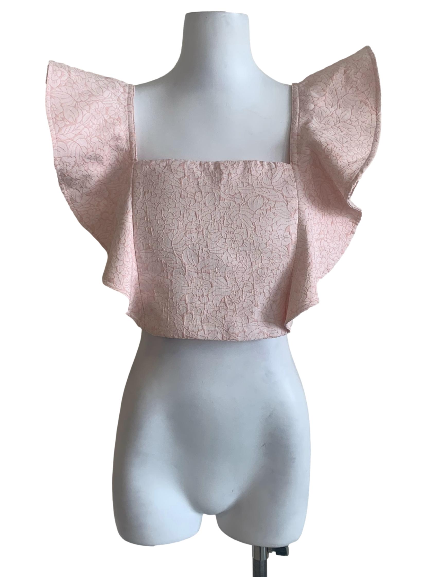 Lemonade Pink Floral Pattern Top