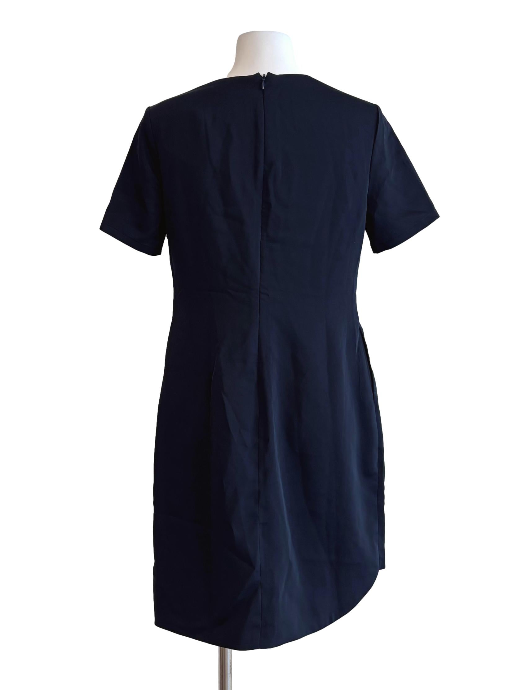 Midnight Blue Short Sleeve Dress LB