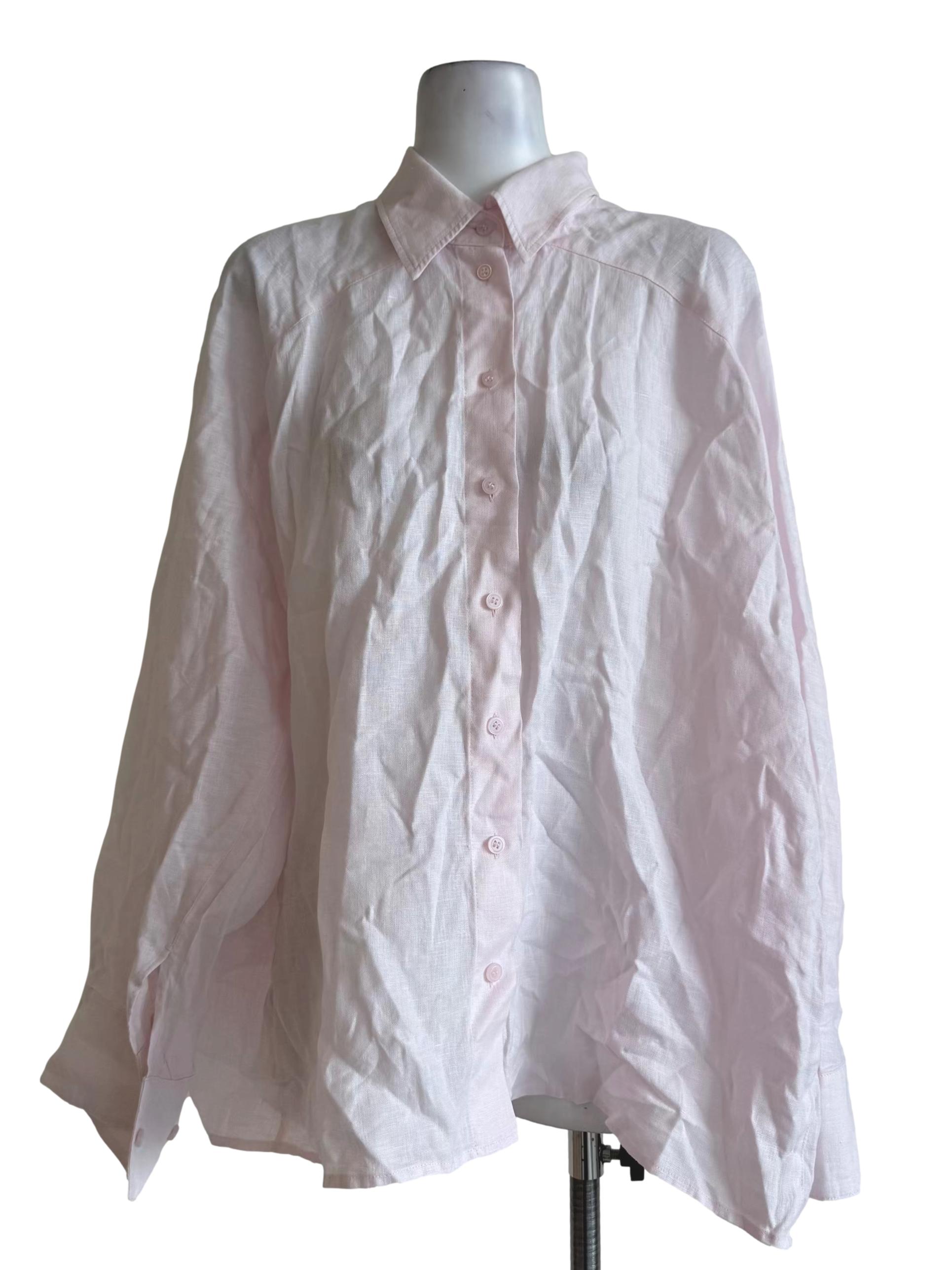 Soft Pink Collar Blouse