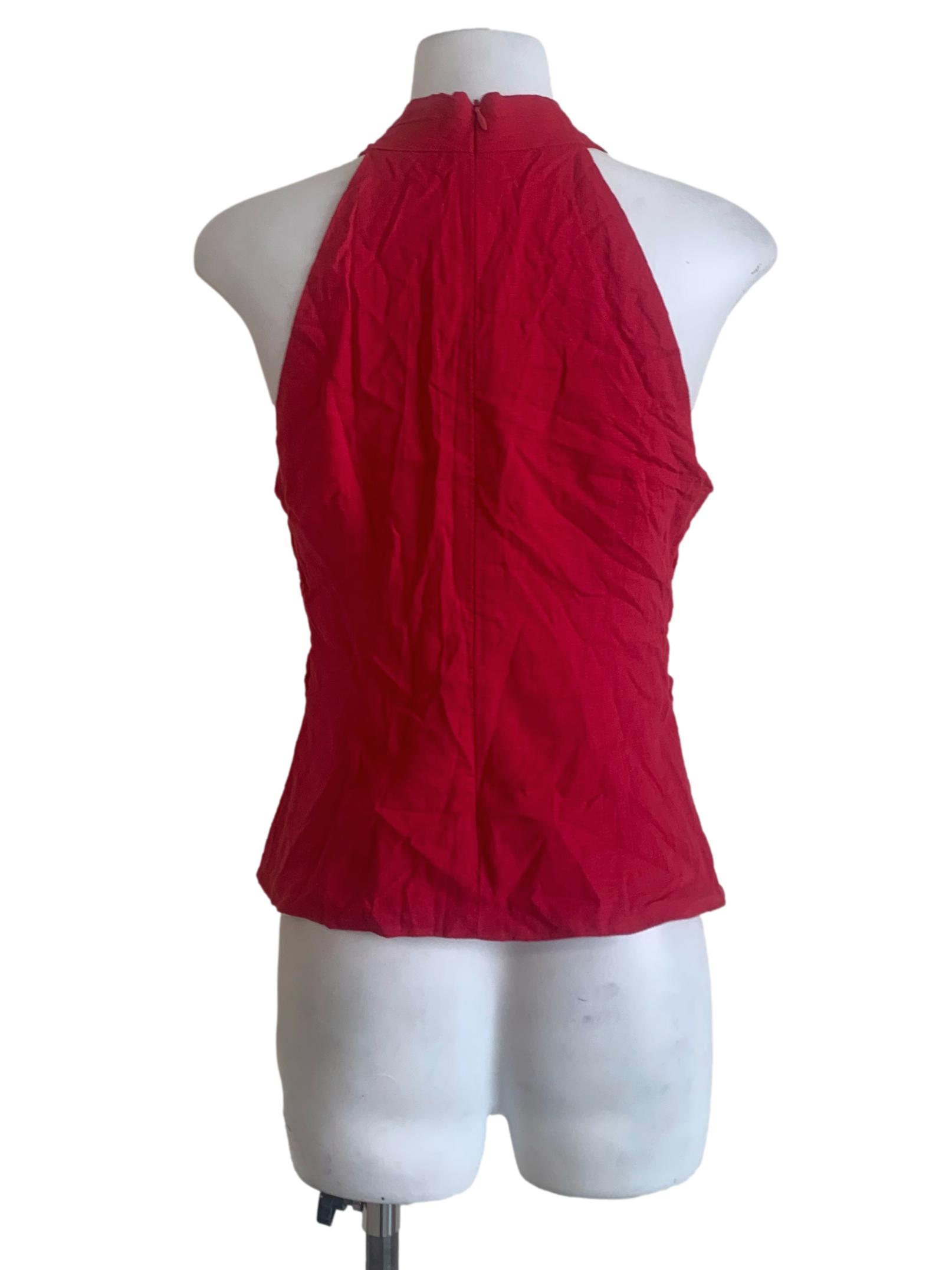 Hot Pink Halter Neck Top