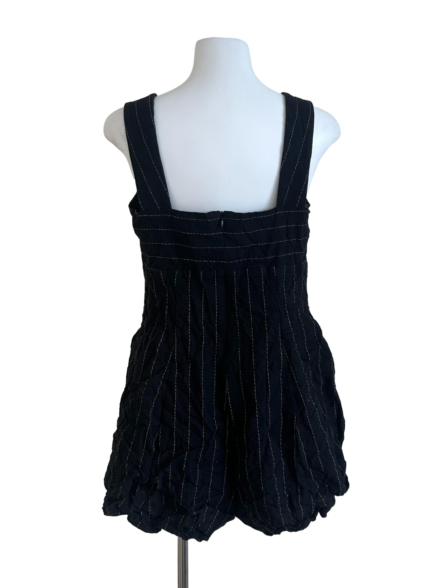 Black Stripe Rompers LB