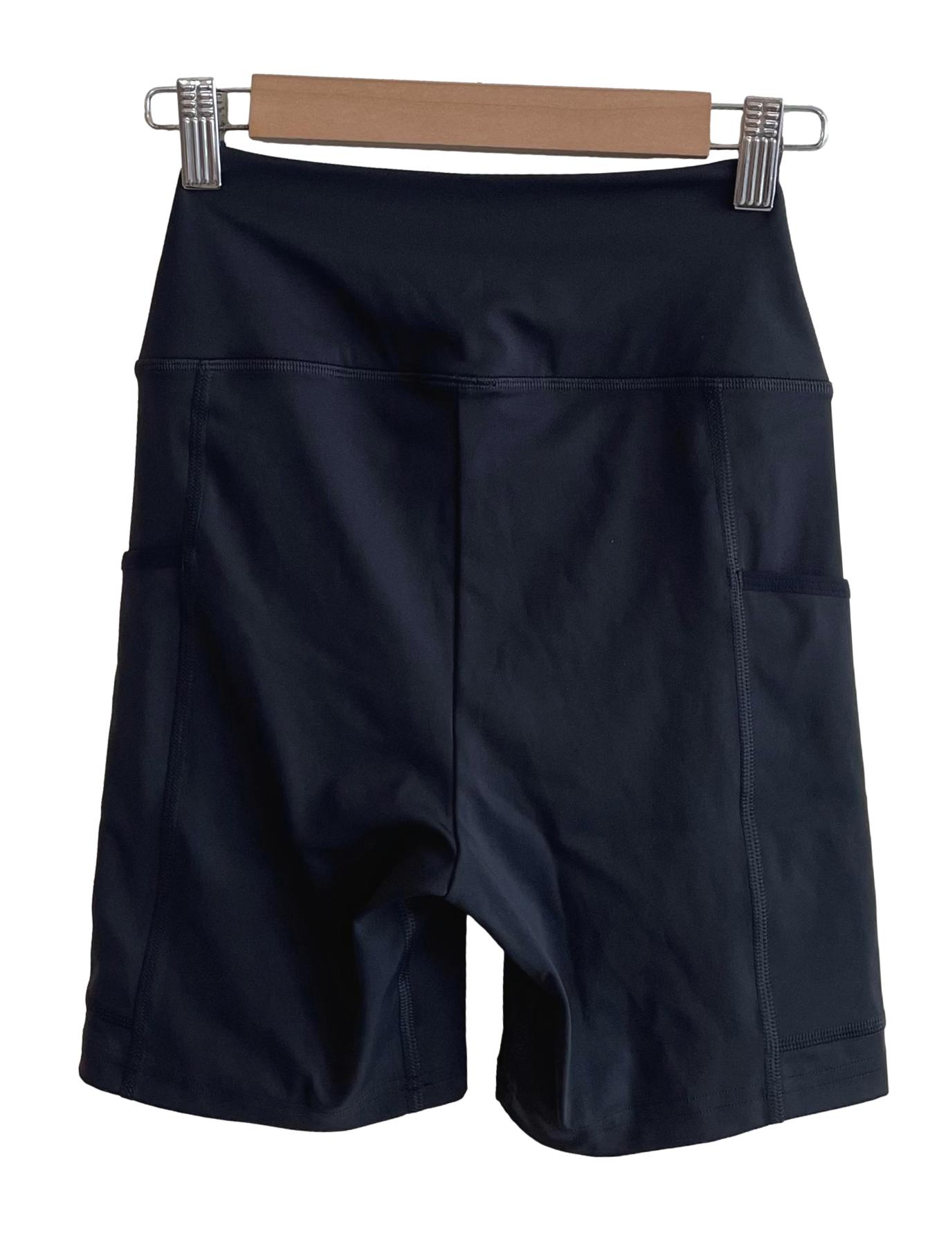 Onyx Black Bike Shorts