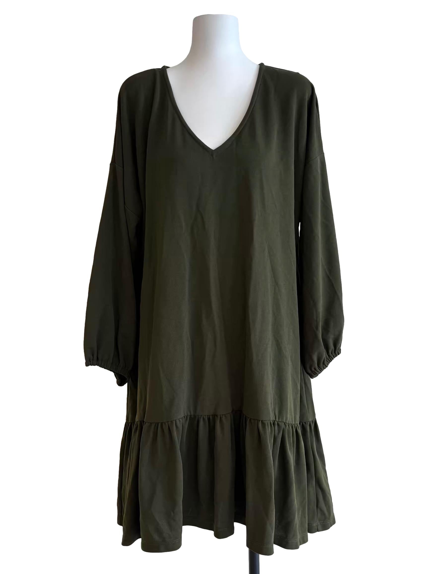 Olive Green Luna Dress CSN