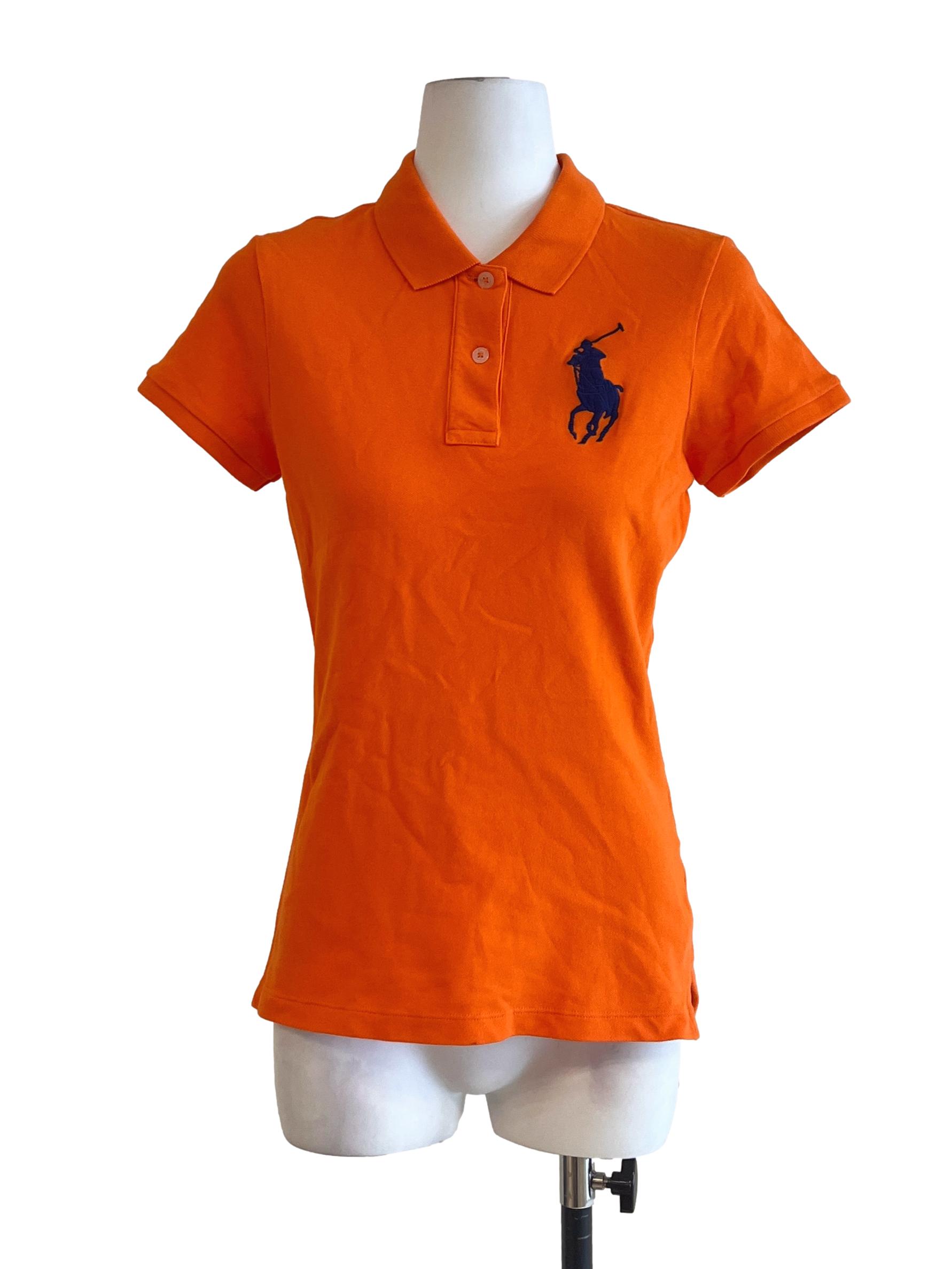 Neon Orange Polo Shirt