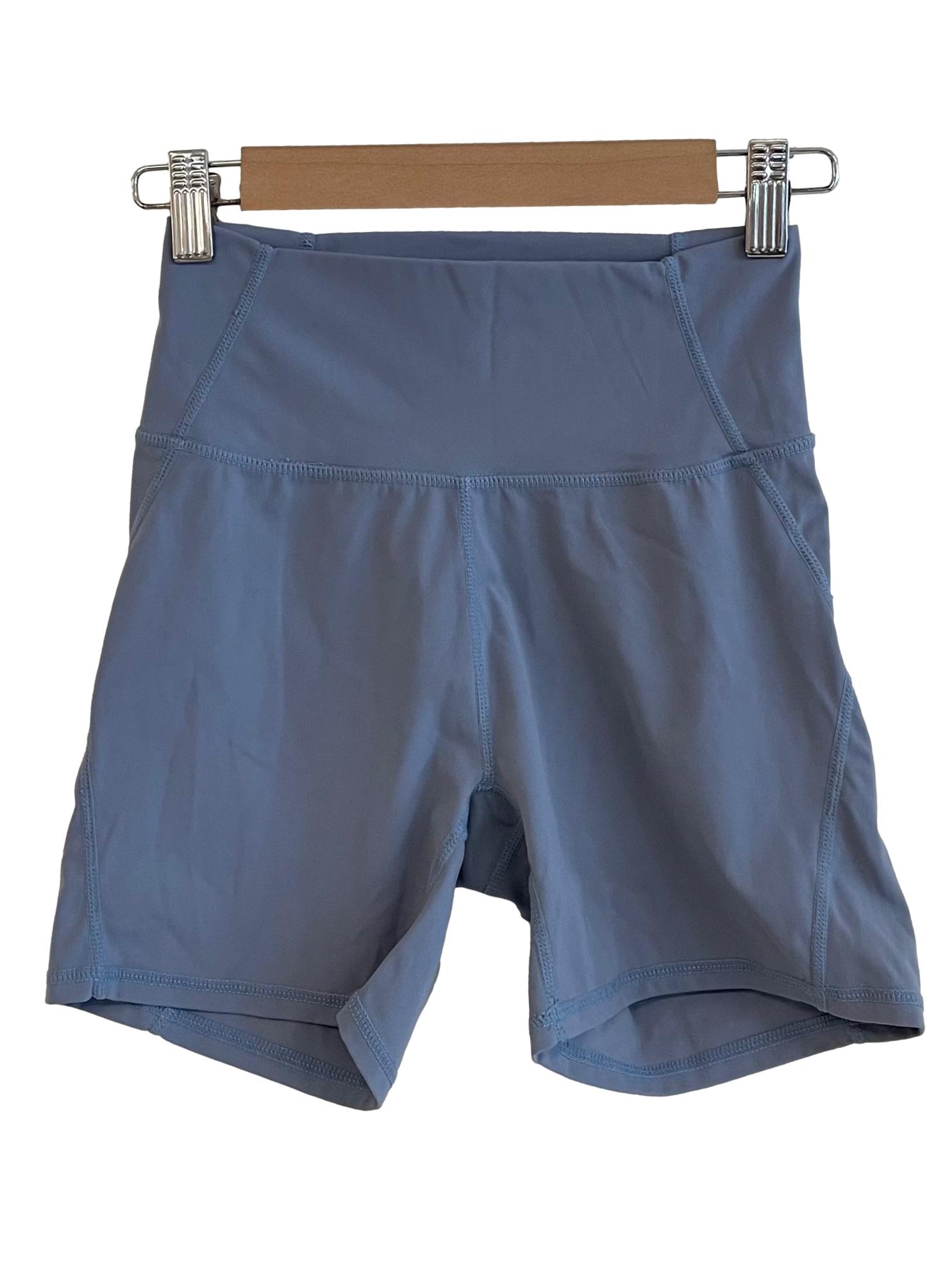 Stone Blue Short Tights