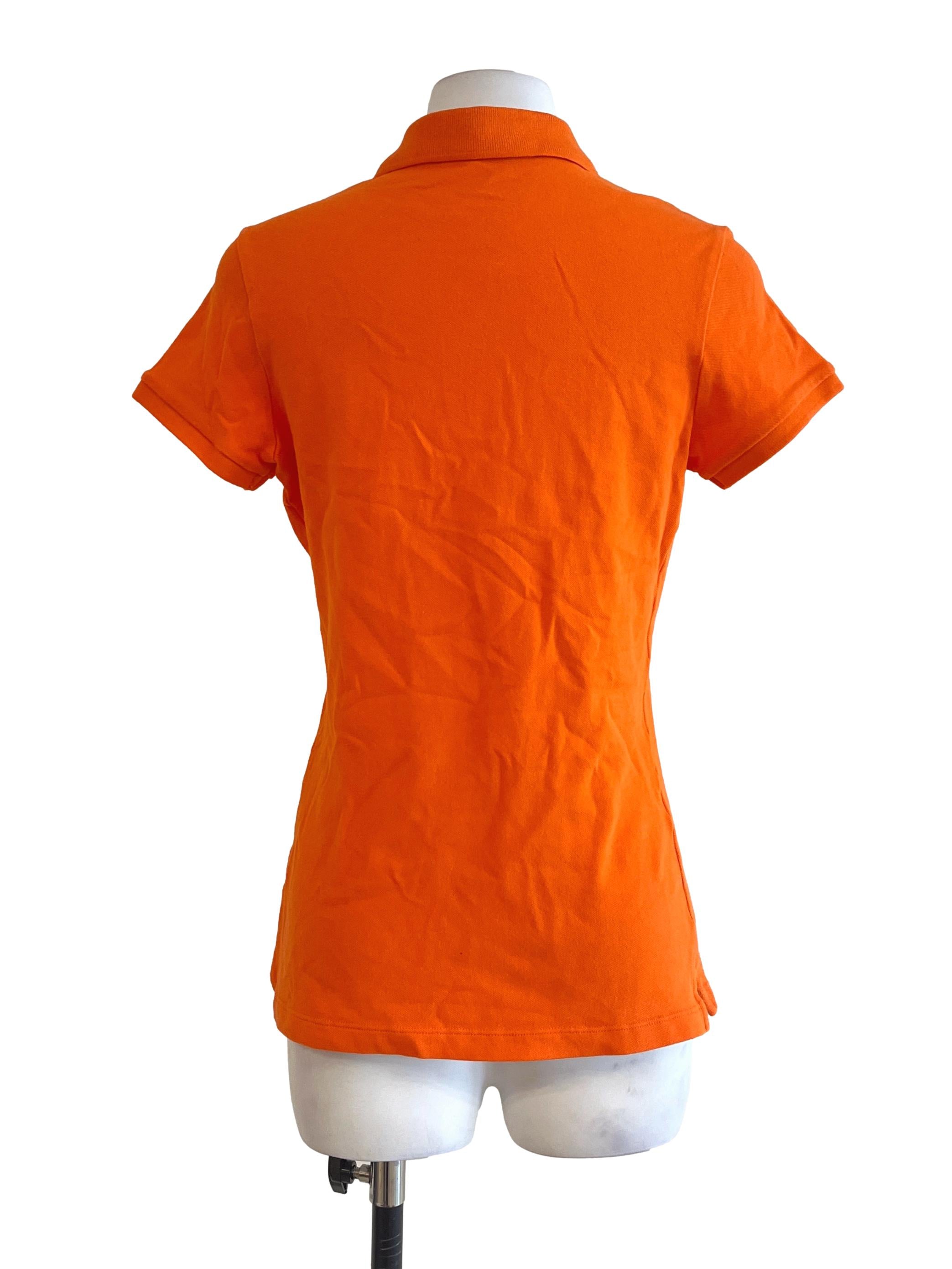 Neon Orange Polo Shirt