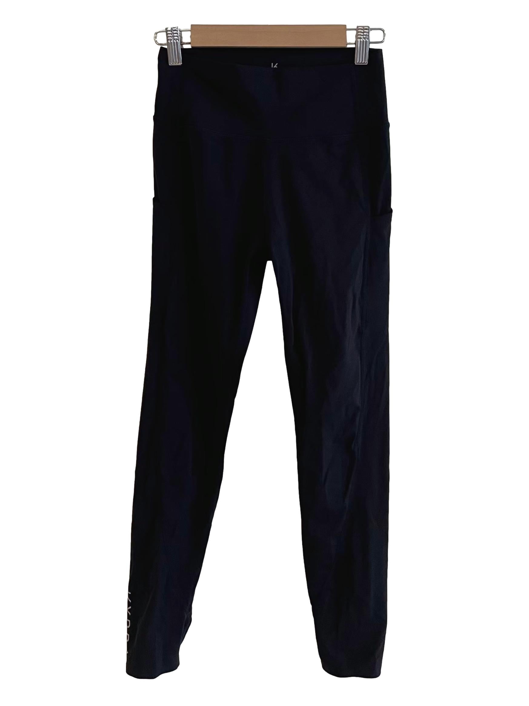 Black Logo Tights