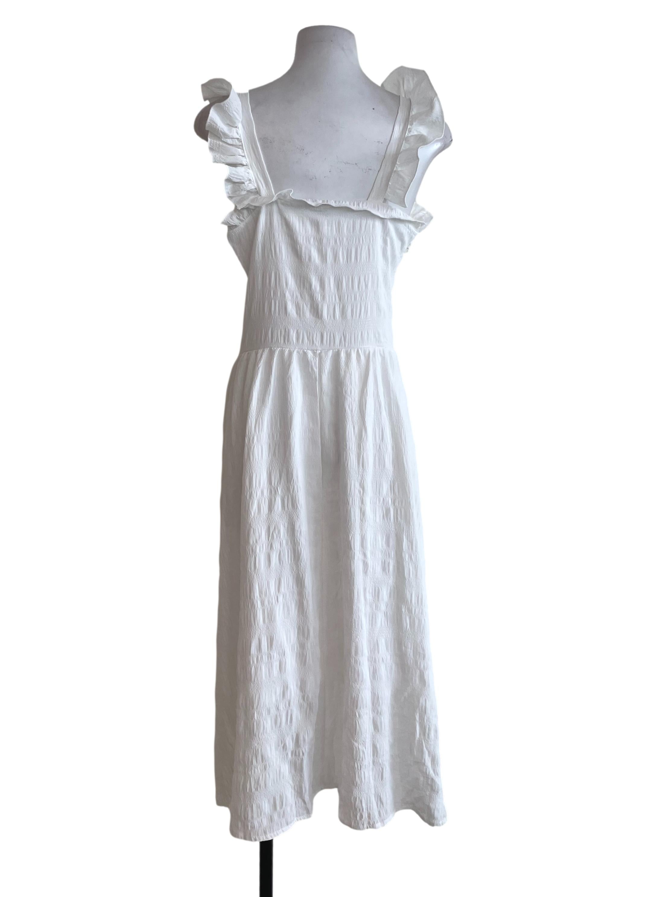 White Plain Dress
