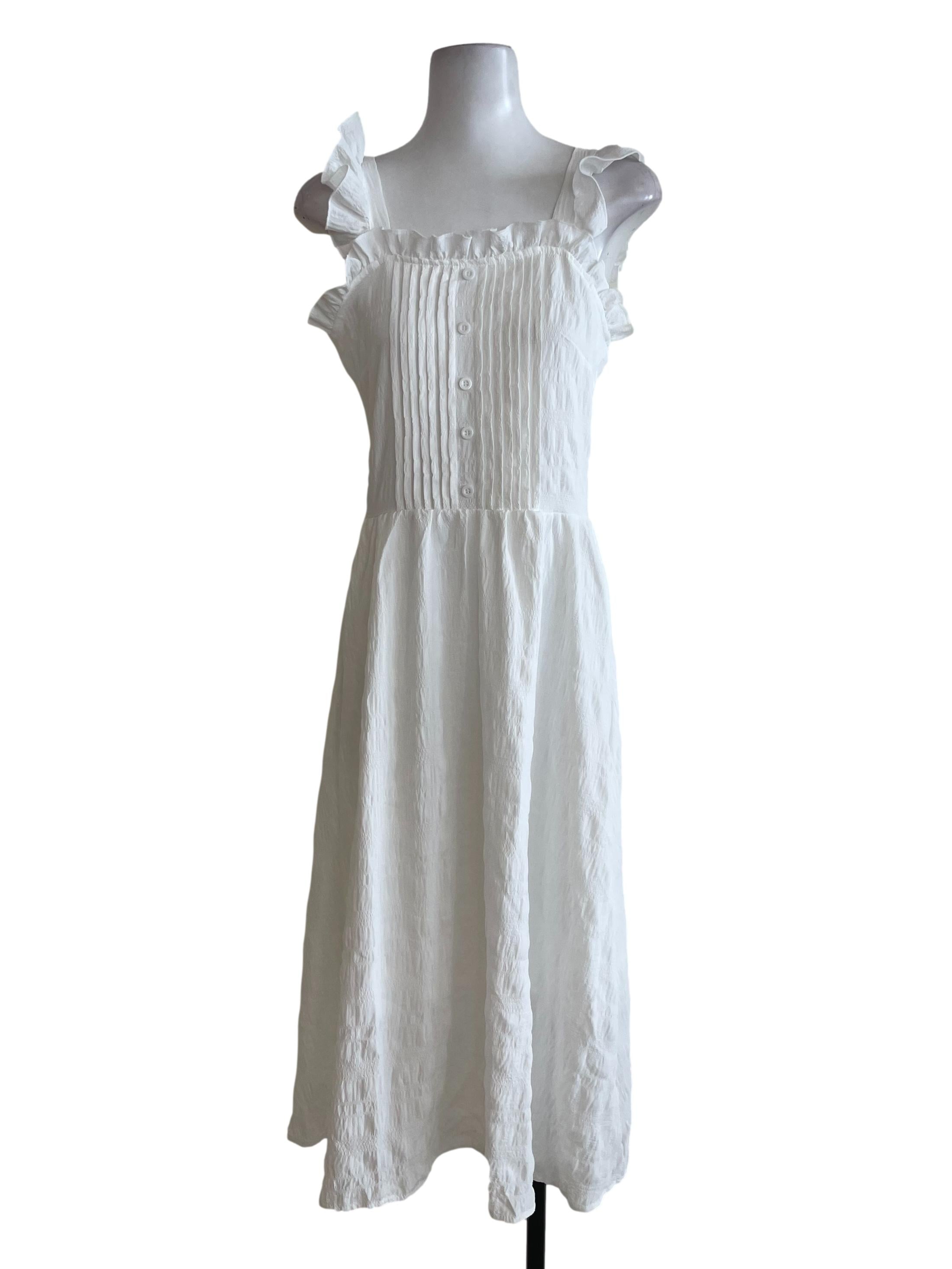 White Plain Dress