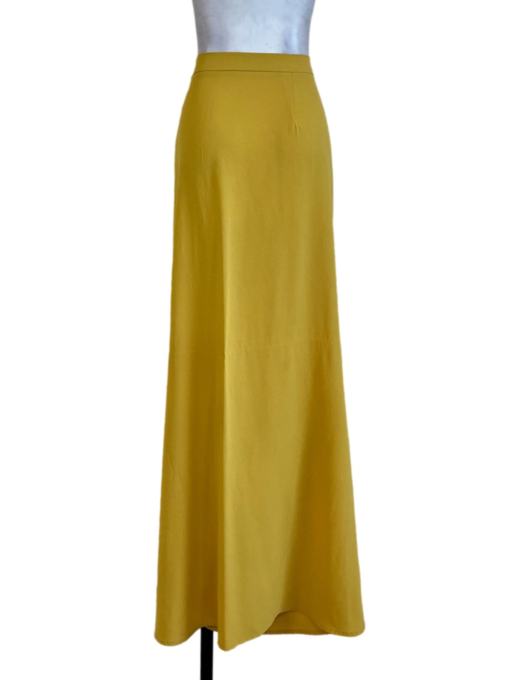 Yellow Plain Pants