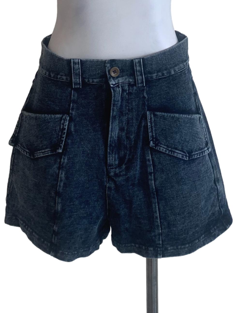 Denim Blue Boyfriend Shorts