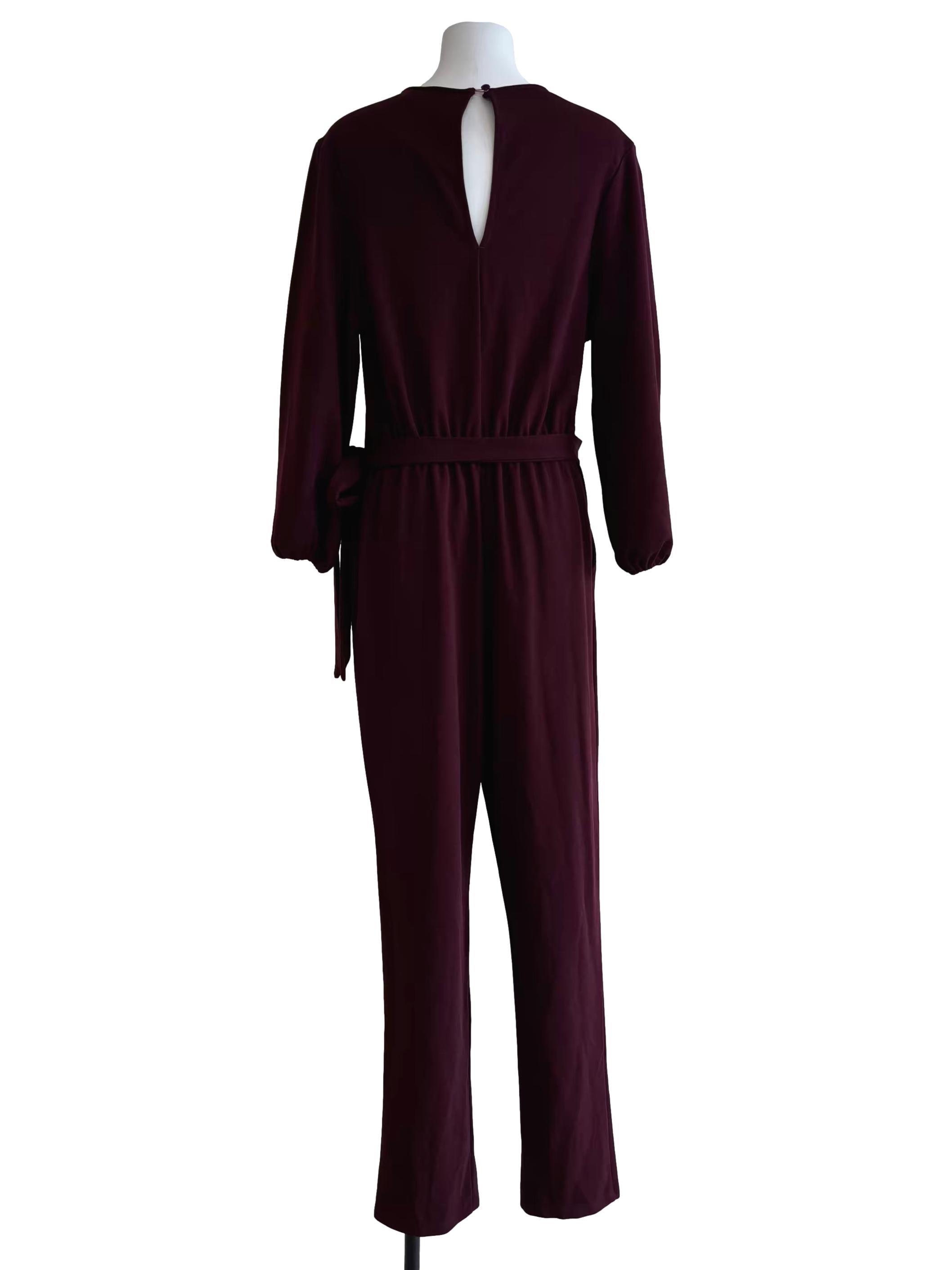 Maroon Sandra Jumpsuit CSN