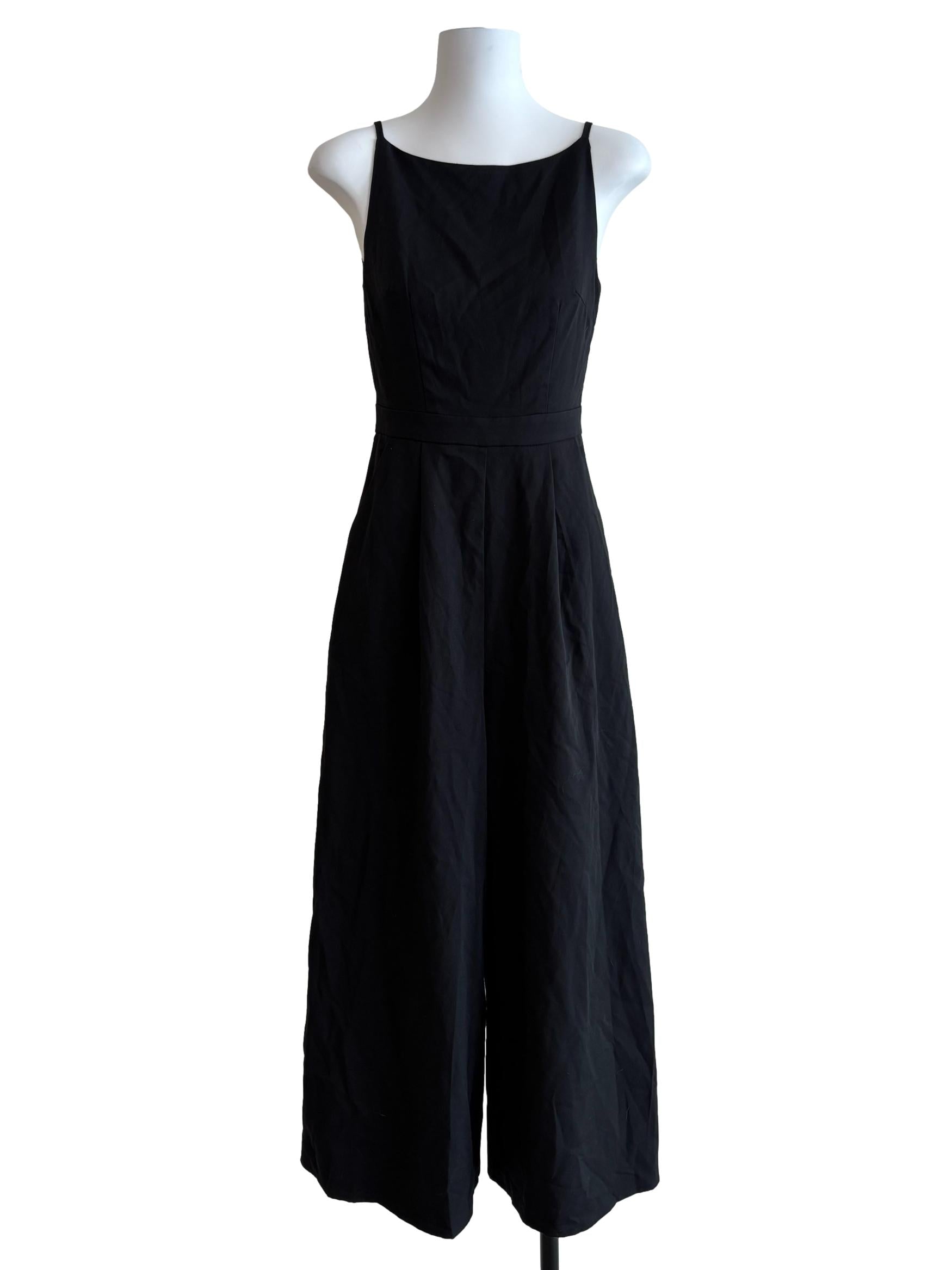 Onyx Black Sleeveless Jumpsuit