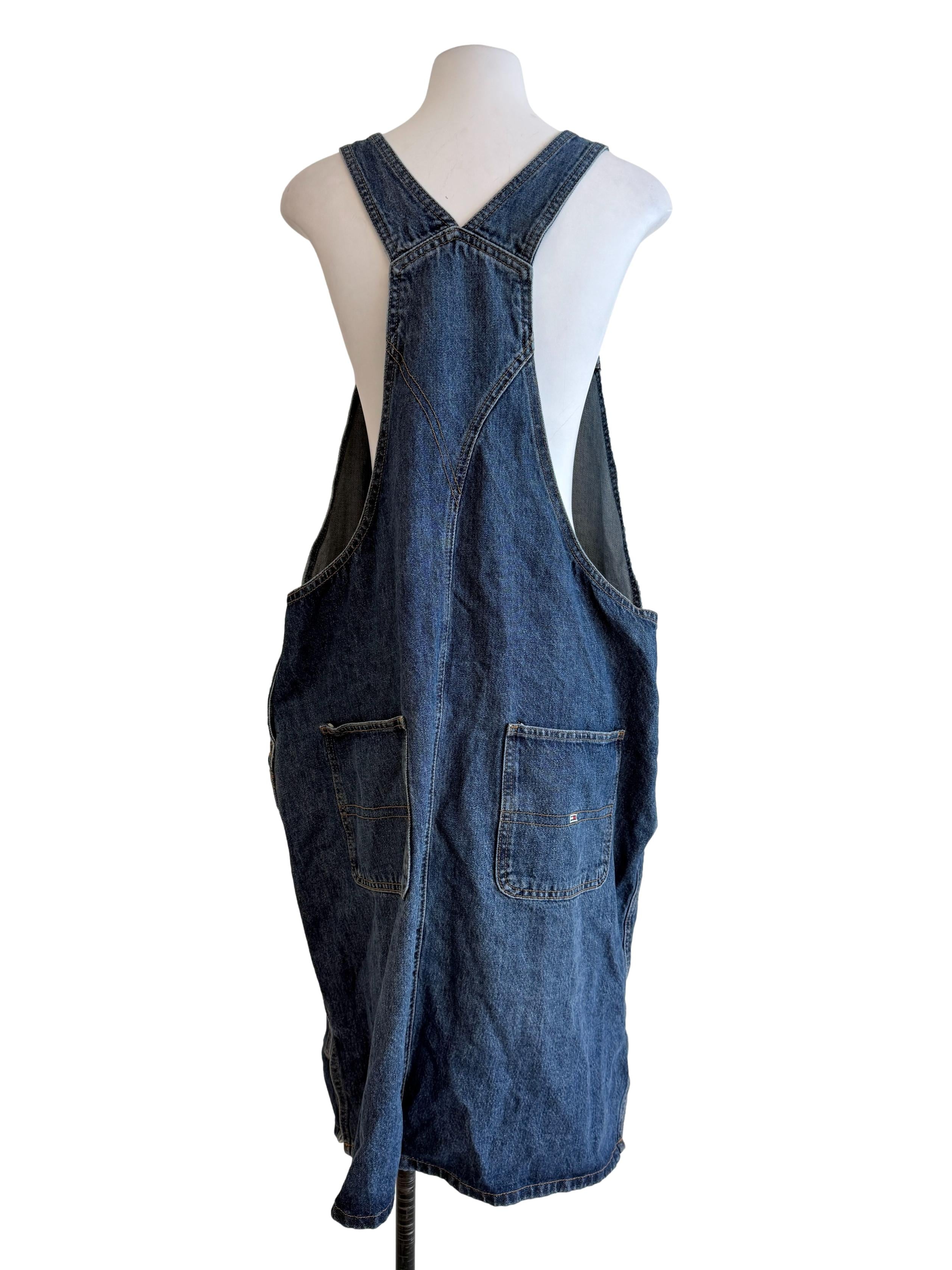 Blue Denim Dungaree Dress