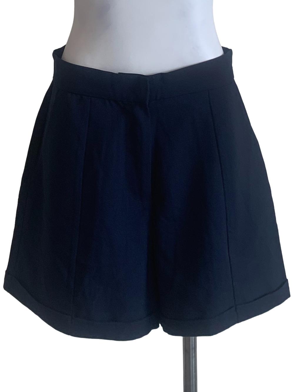 Berry Blue Turn-Up Shorts