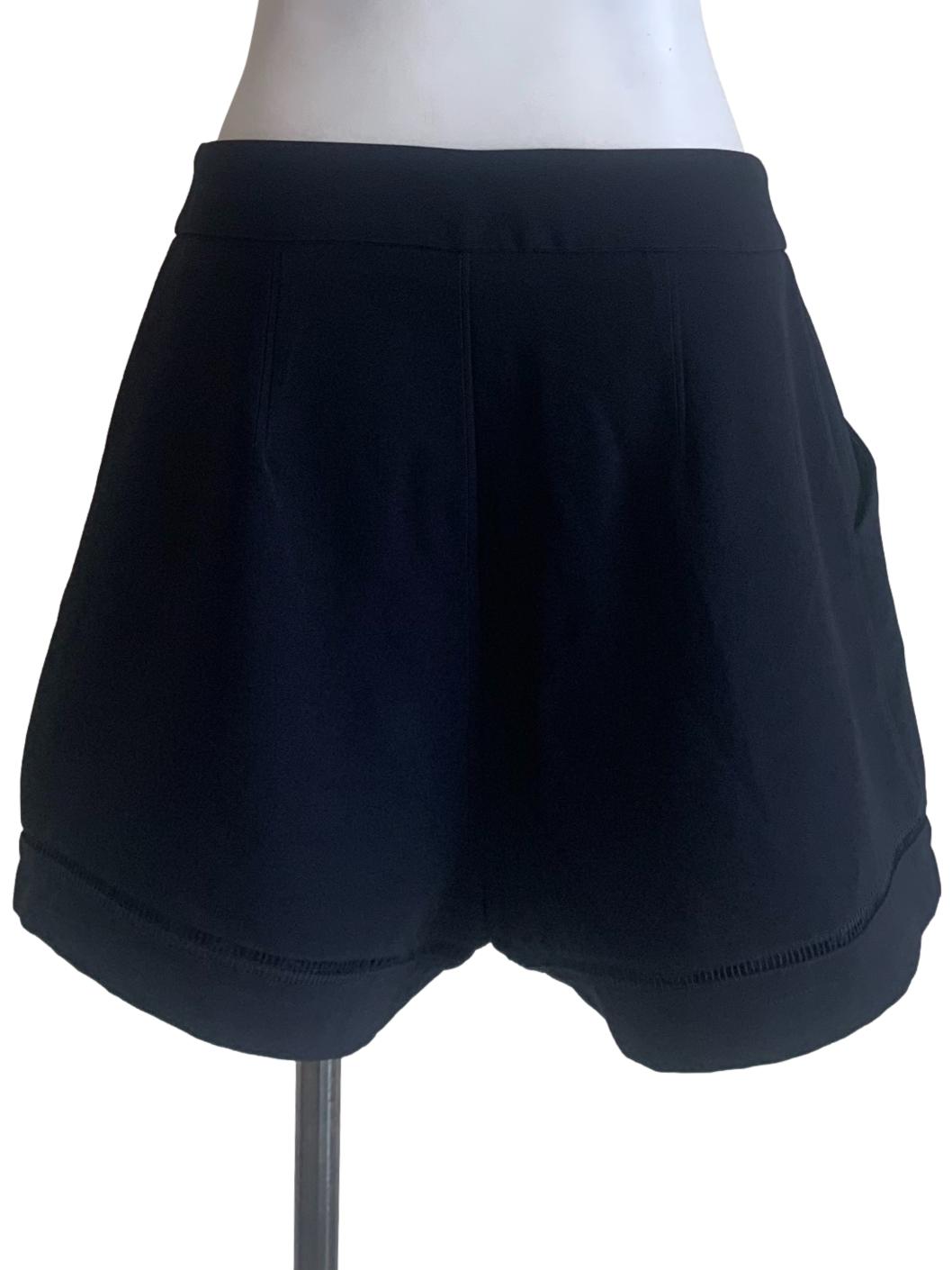 Indigo Blue Structured Shorts
