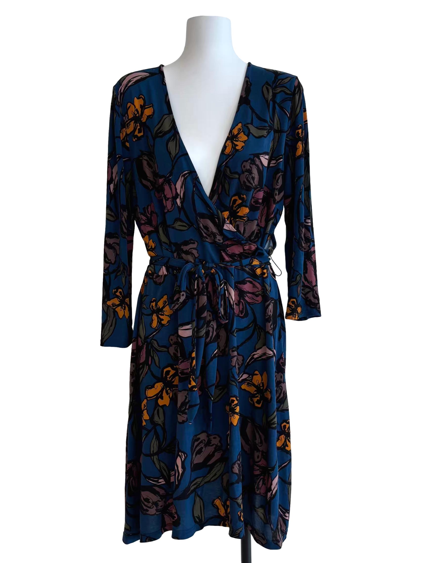 Blue Tulips Poseidon Perfect Wrap Dress CSN