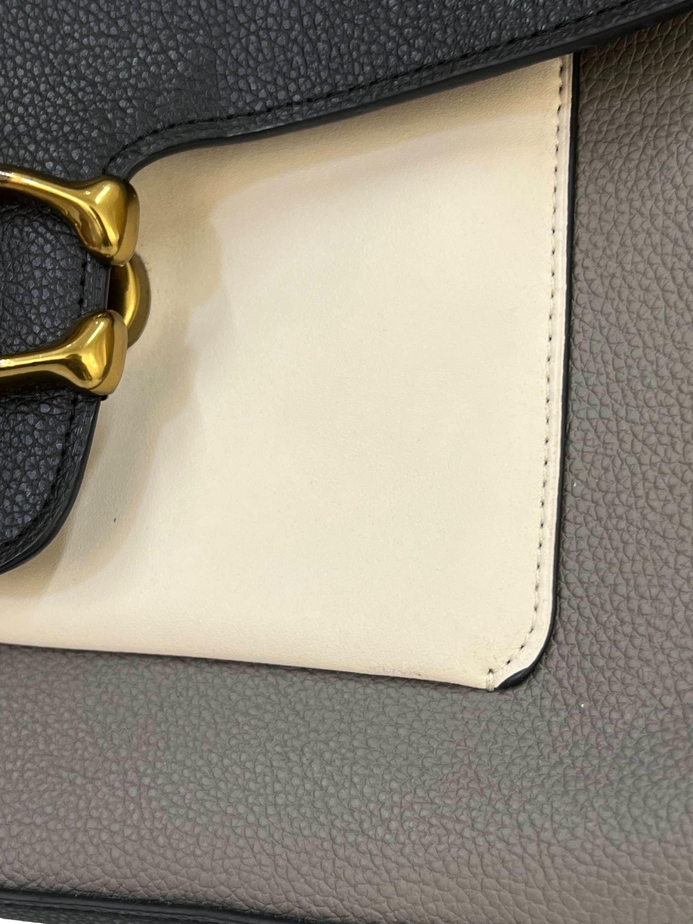 Multicolour Leather Tabby Top Handle Crossbody Bag CSN