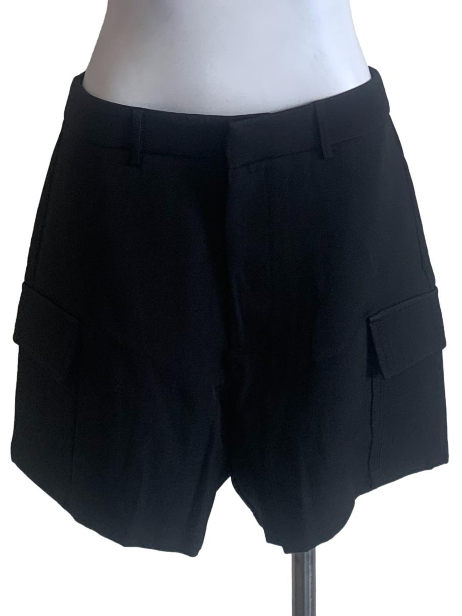 Onyx Black Cargo Shorts